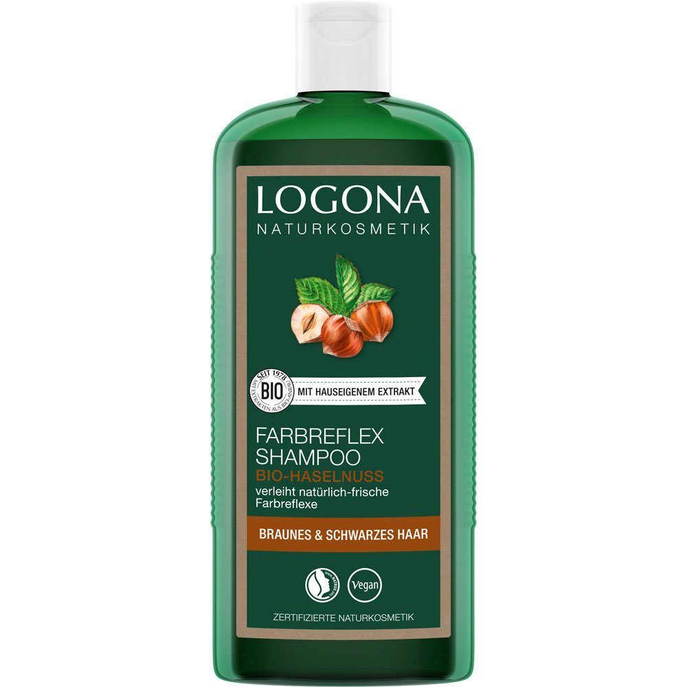 Haarshampoo Farbreflex Shampoo Braun-Schwarz Bio-Haselnuss