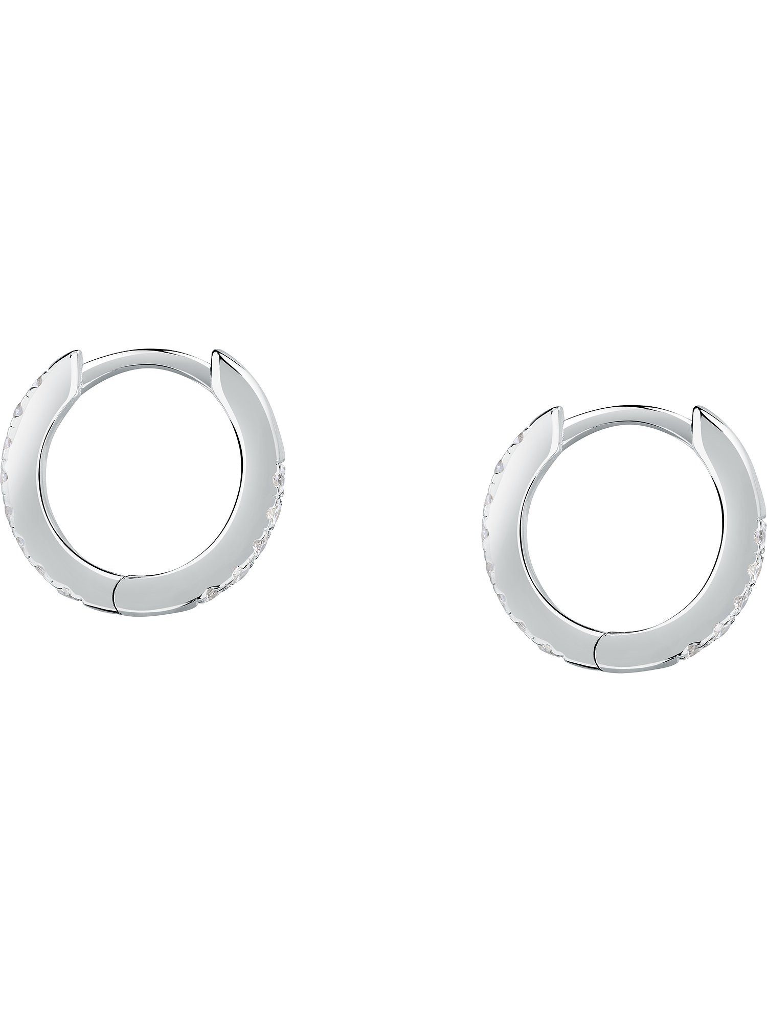 FAVS Paar Creolen FAVS Damen-Creolen 925er Silber 26 Zirkonia (Paar)