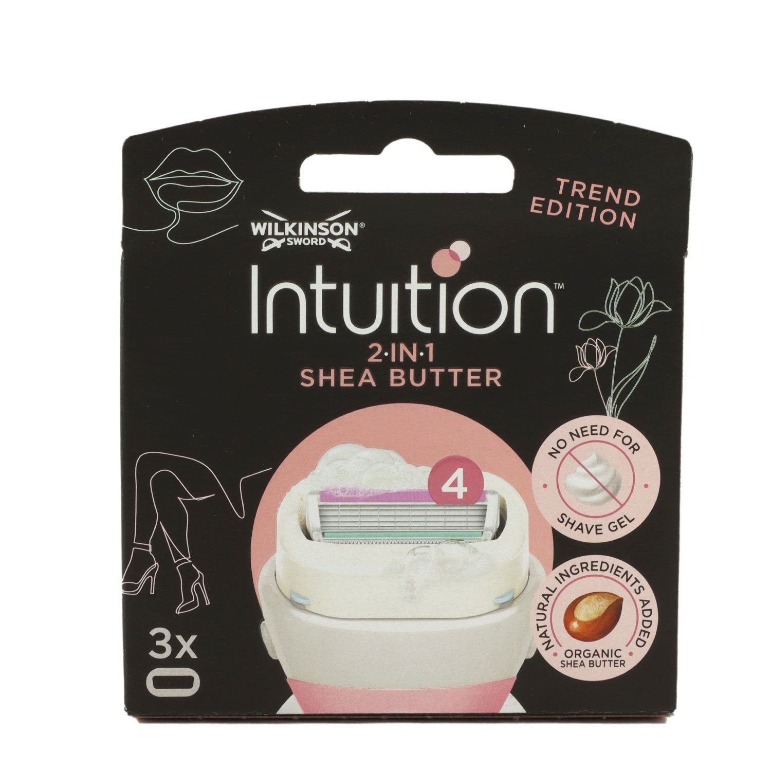 Wilkinson Rasierklingen Intuition Ultra Moisture Trend Edition Sheabutter 3 x Rasierklingen