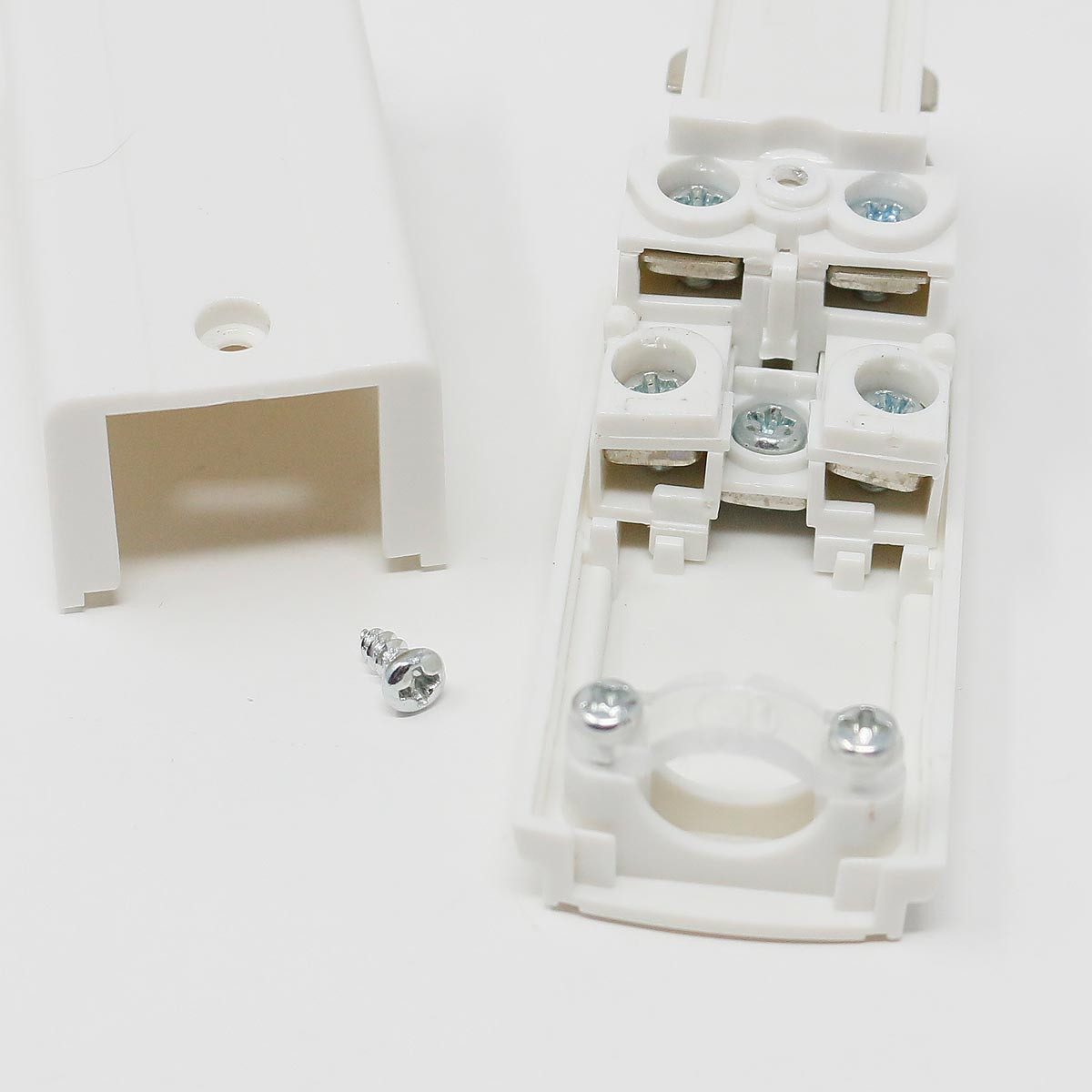 Kanlux Schienensystem-Leuchten Stromeinspeisung mit L-Stecker für "TEAR N" weiß