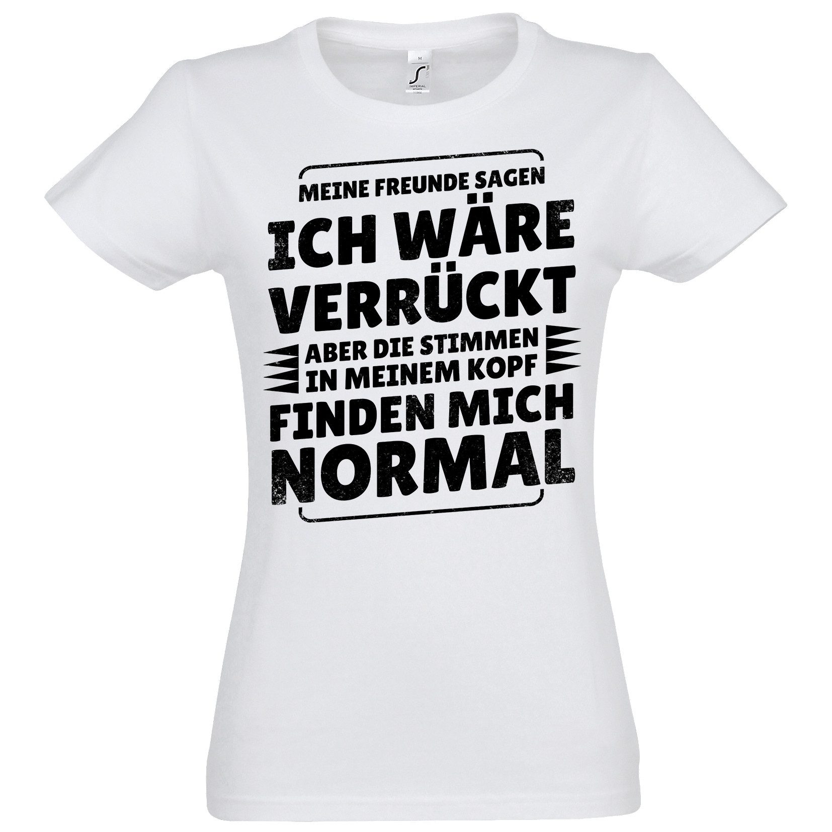 Youth Designz Print-Shirt Verrückt Normal Damen günstig online kaufen