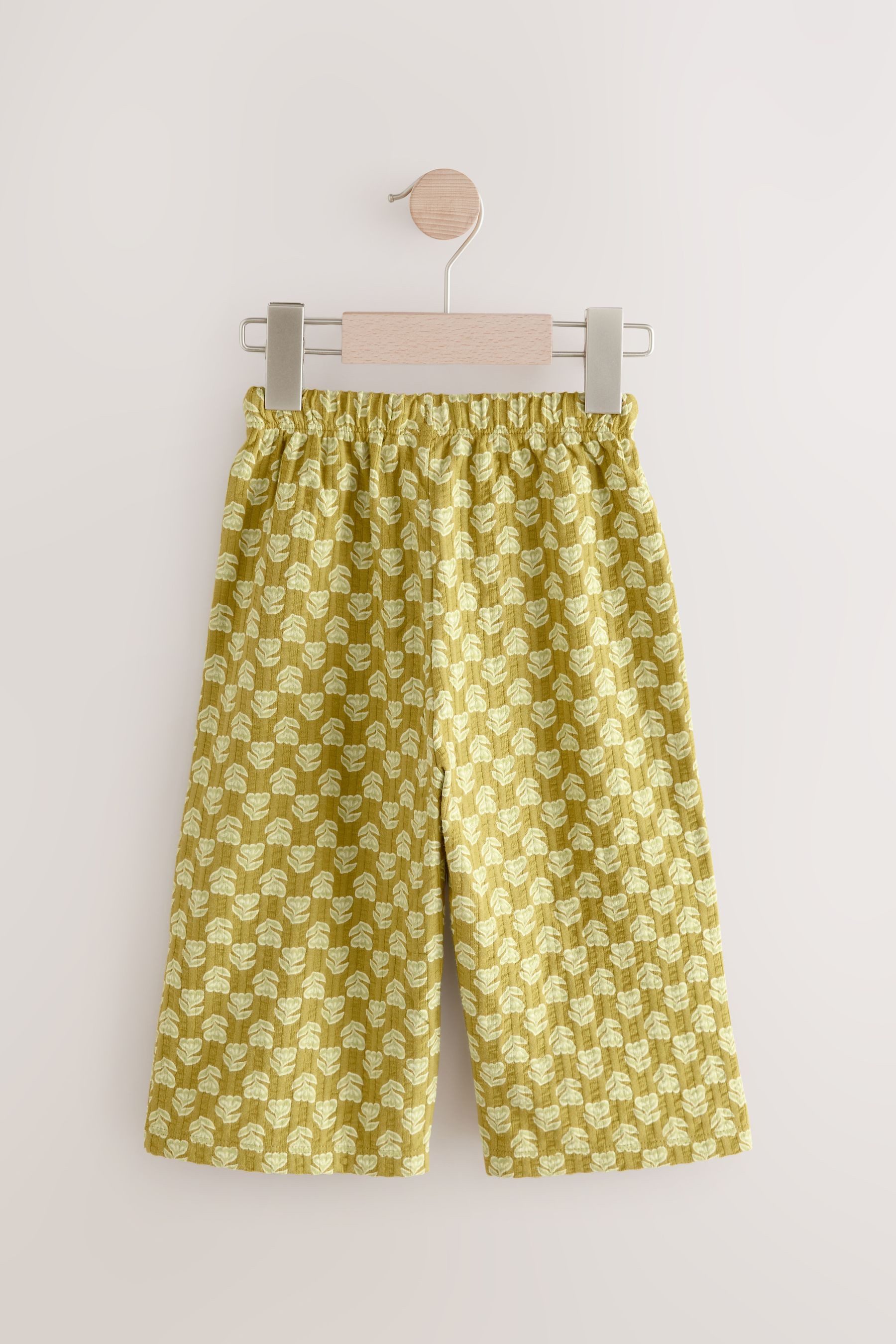 Next Palazzohose Strukturierte Hose mit weitem günstig online kaufen