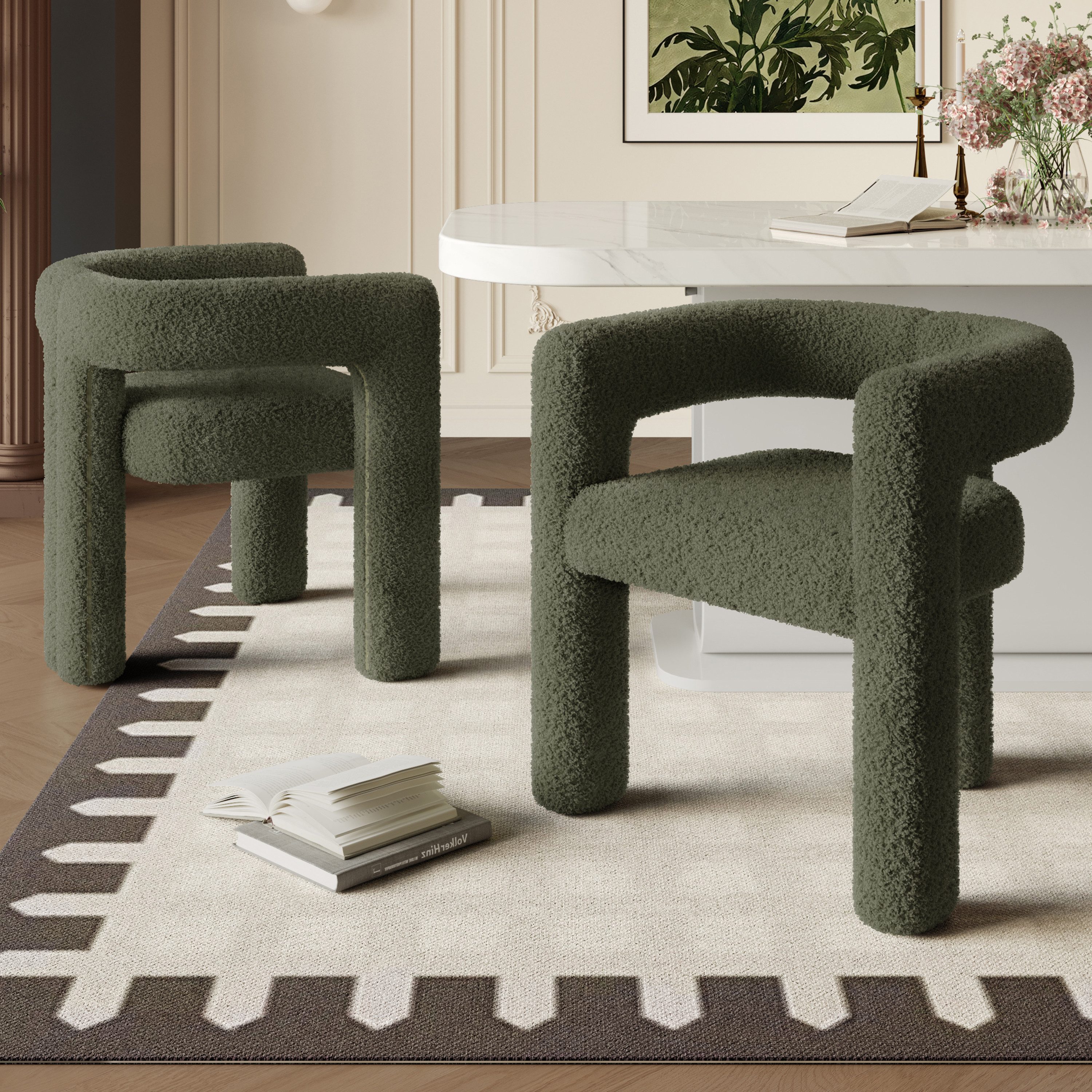 KLAM HOME Esszimmerstuhl Ergonomischer Sessel mit günstig online kaufen