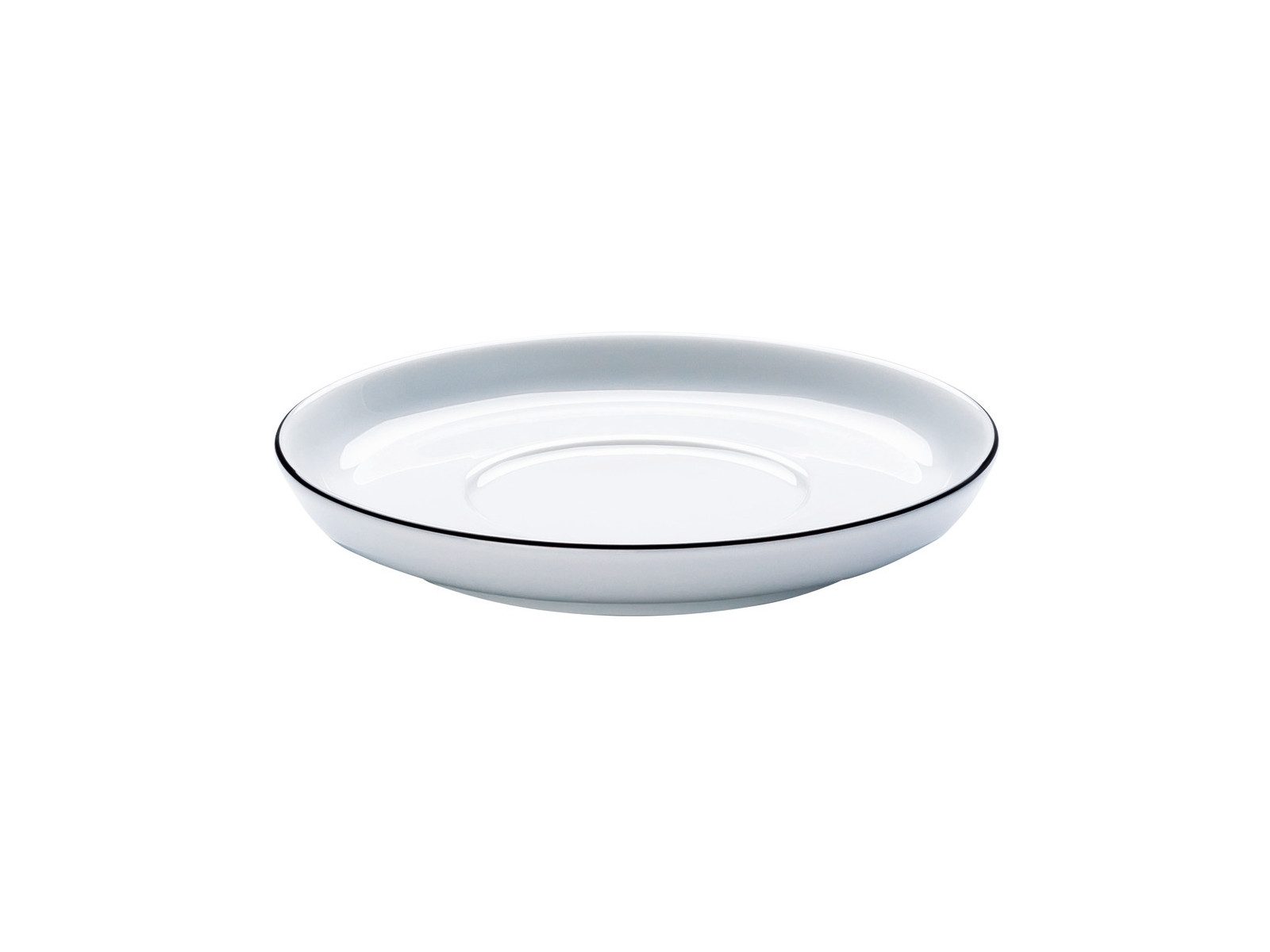 Thomas Porzellan Untertasse Cucina Basic Colori Black Kombi-Untertasse 15 cm, Untertasse