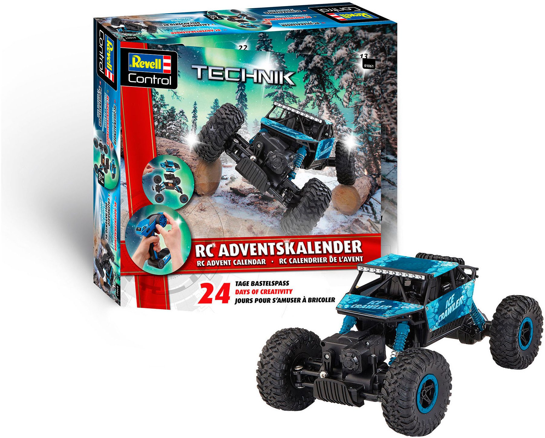 Revell® Spielzeug-Adventskalender RC Crawler, ferngesteuertes RC Auto zum S günstig online kaufen