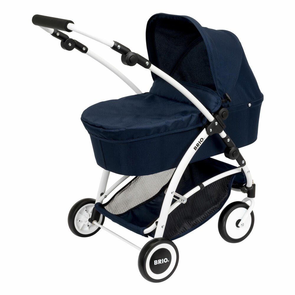 BRIO Puppenwagen Spin Blau, Verstellbarer Schieber