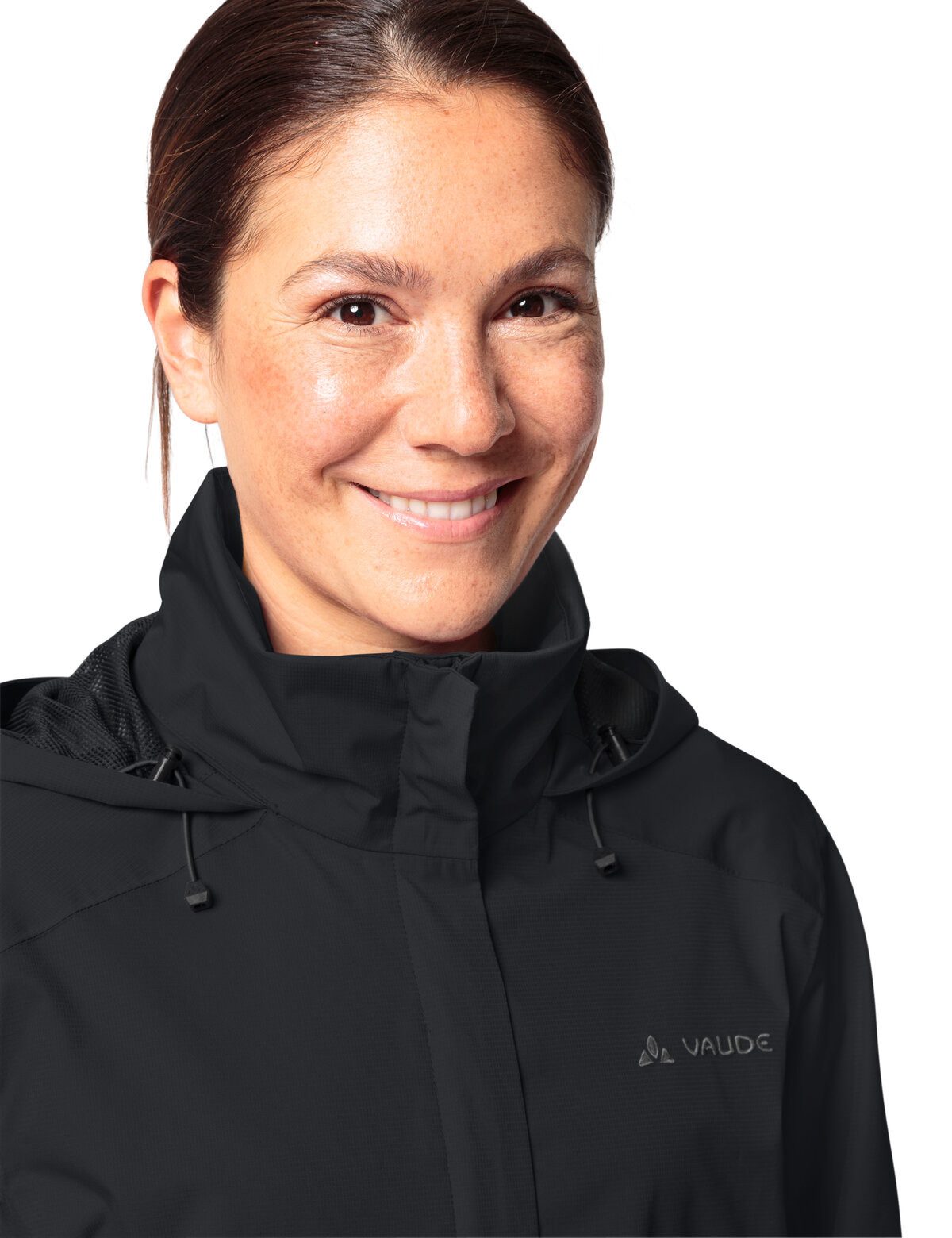 VAUDE Regenjacke Women's Escape Parka sportlicher Stil, wasser- und winddicht, atmungsaktiv