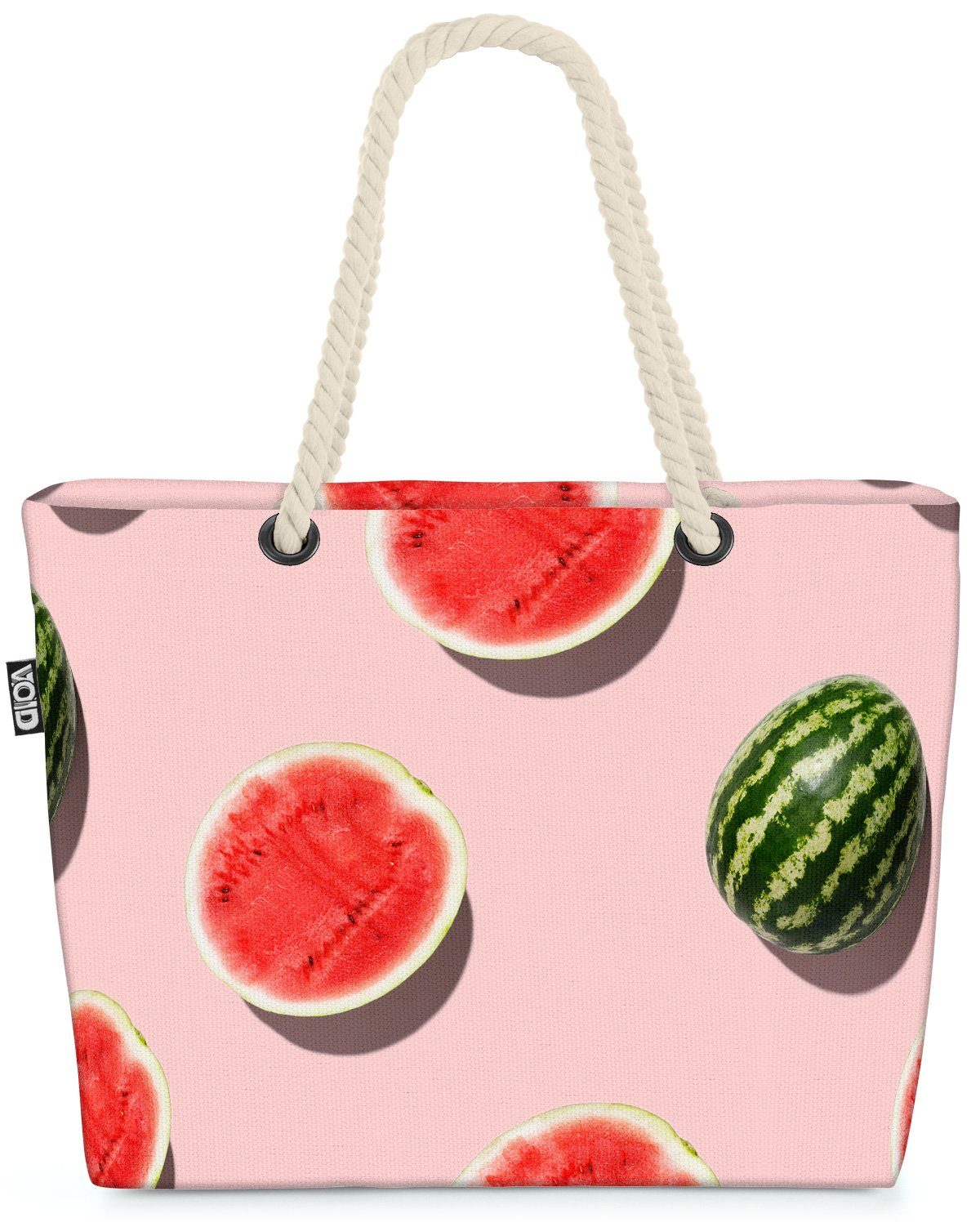 VOID Strandtasche (1-tlg), Party Sommer Sommer Melone Obst Melone Party Obst Wassermelone Frucht