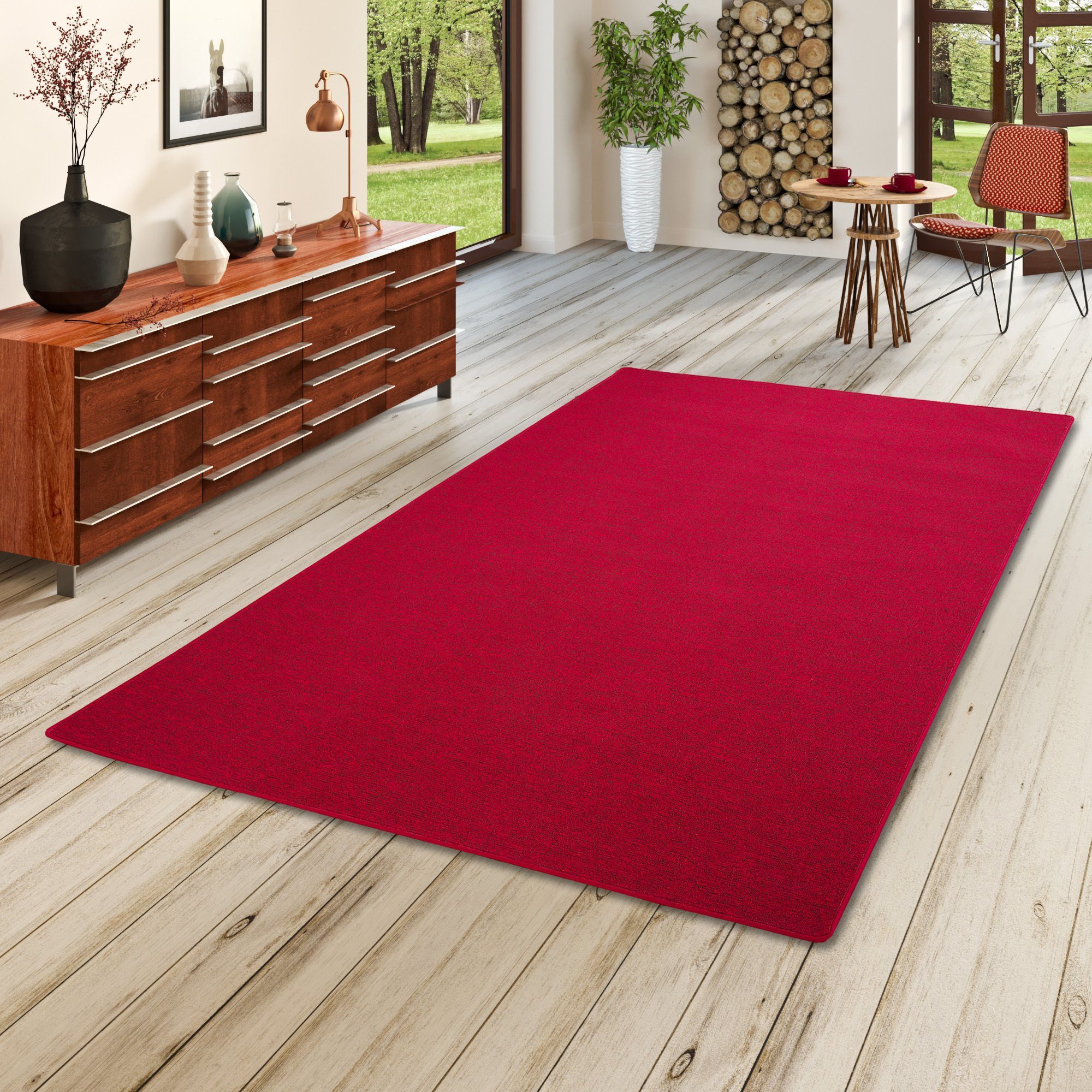 Snapstyle Veloursteppich Feinschlingen Velour Teppich Strong, günstig online kaufen