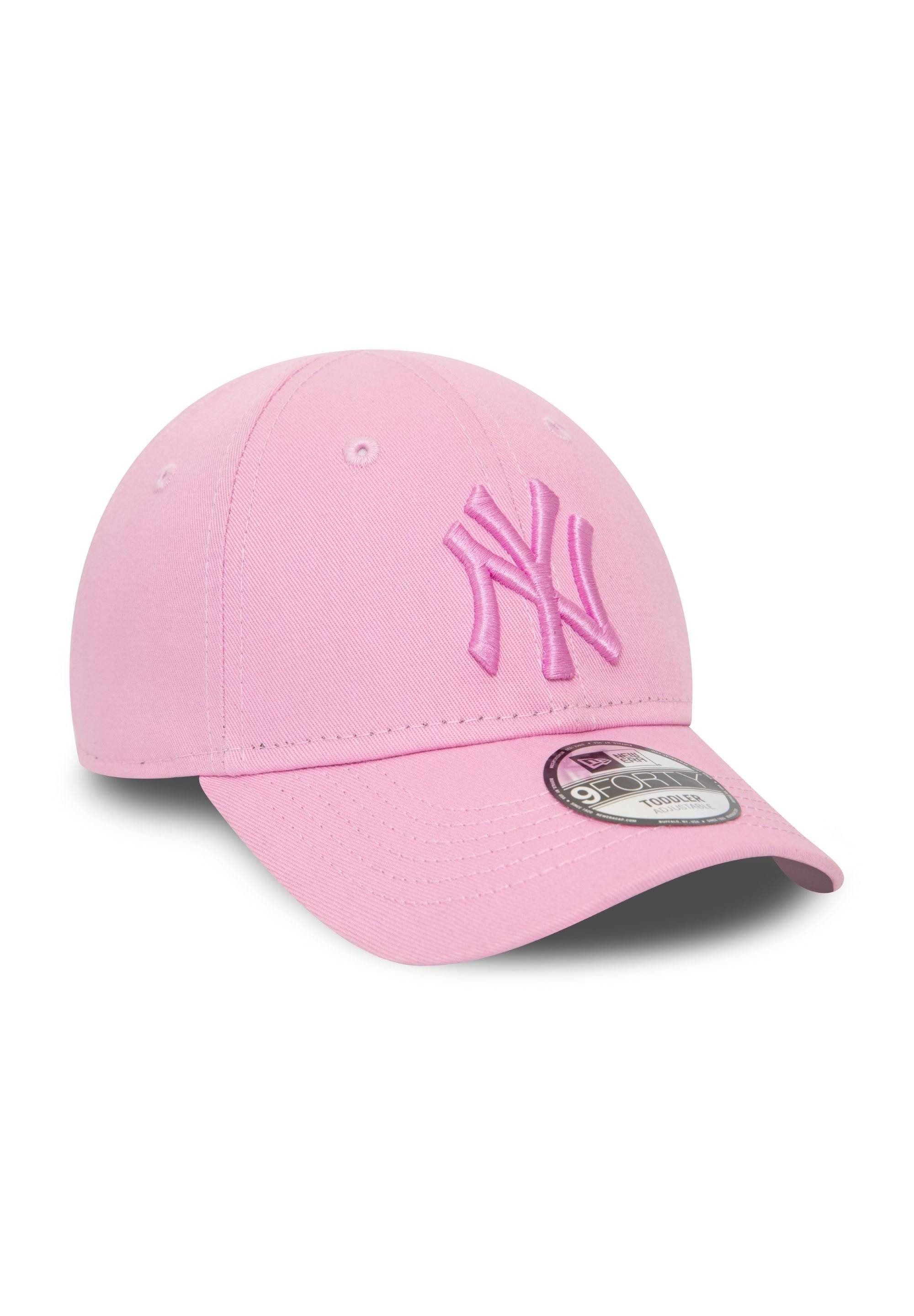 New Era Baseball Cap New York Yankees MLB League Essential Tonal Rosa 9Forty Cap für Kleink (1-St)