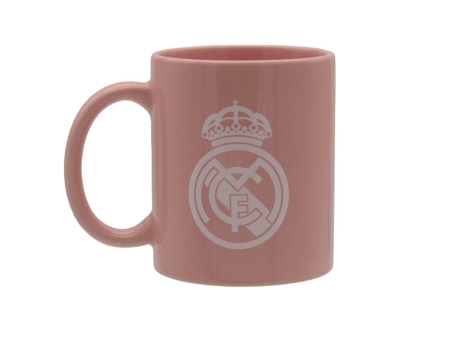 Real Madrid Trinkflasche Real Madrid Keramiktasse Rosa Wappen Box