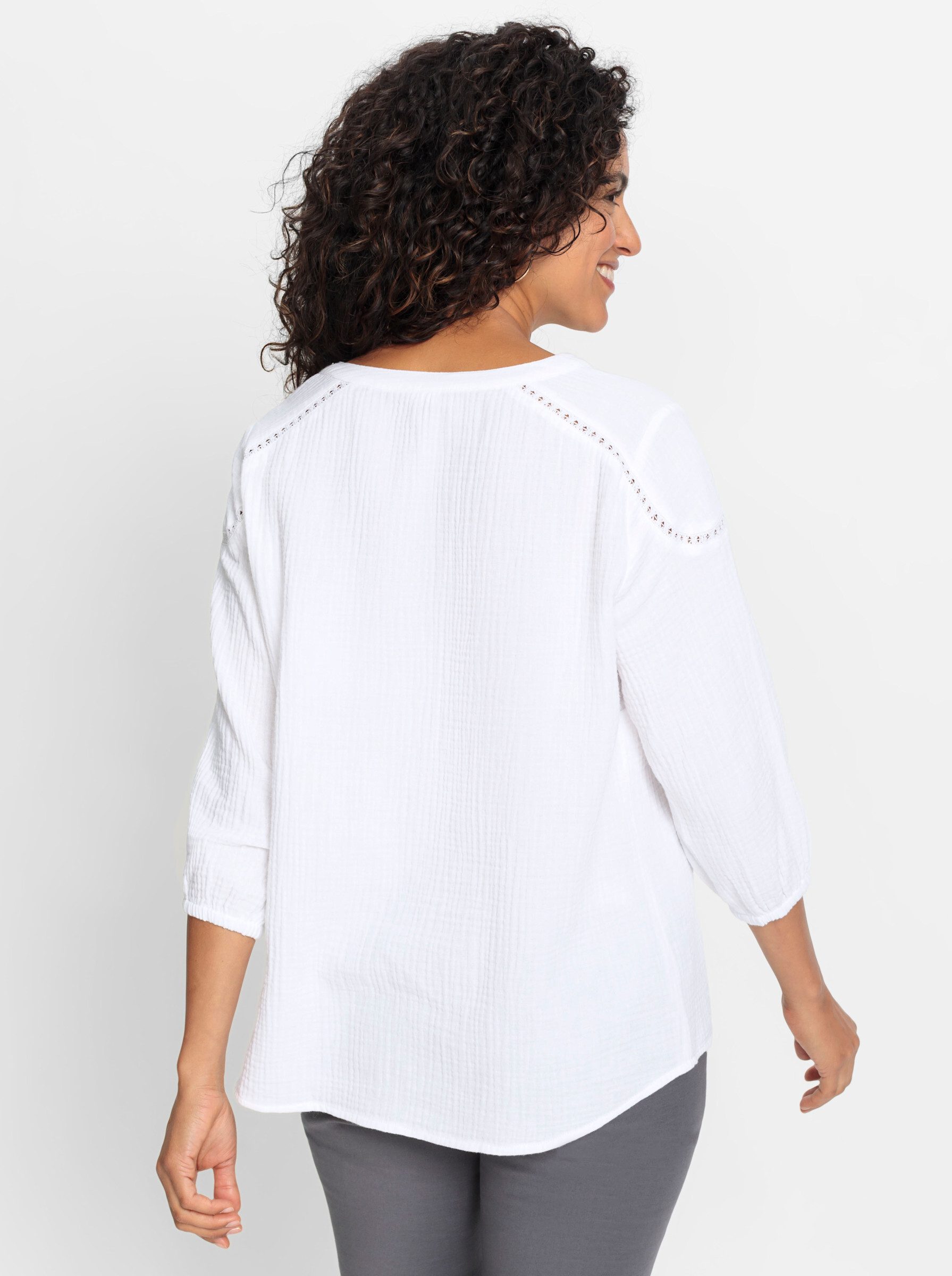 Witt Klassische Bluse Baumwollbluse günstig online kaufen