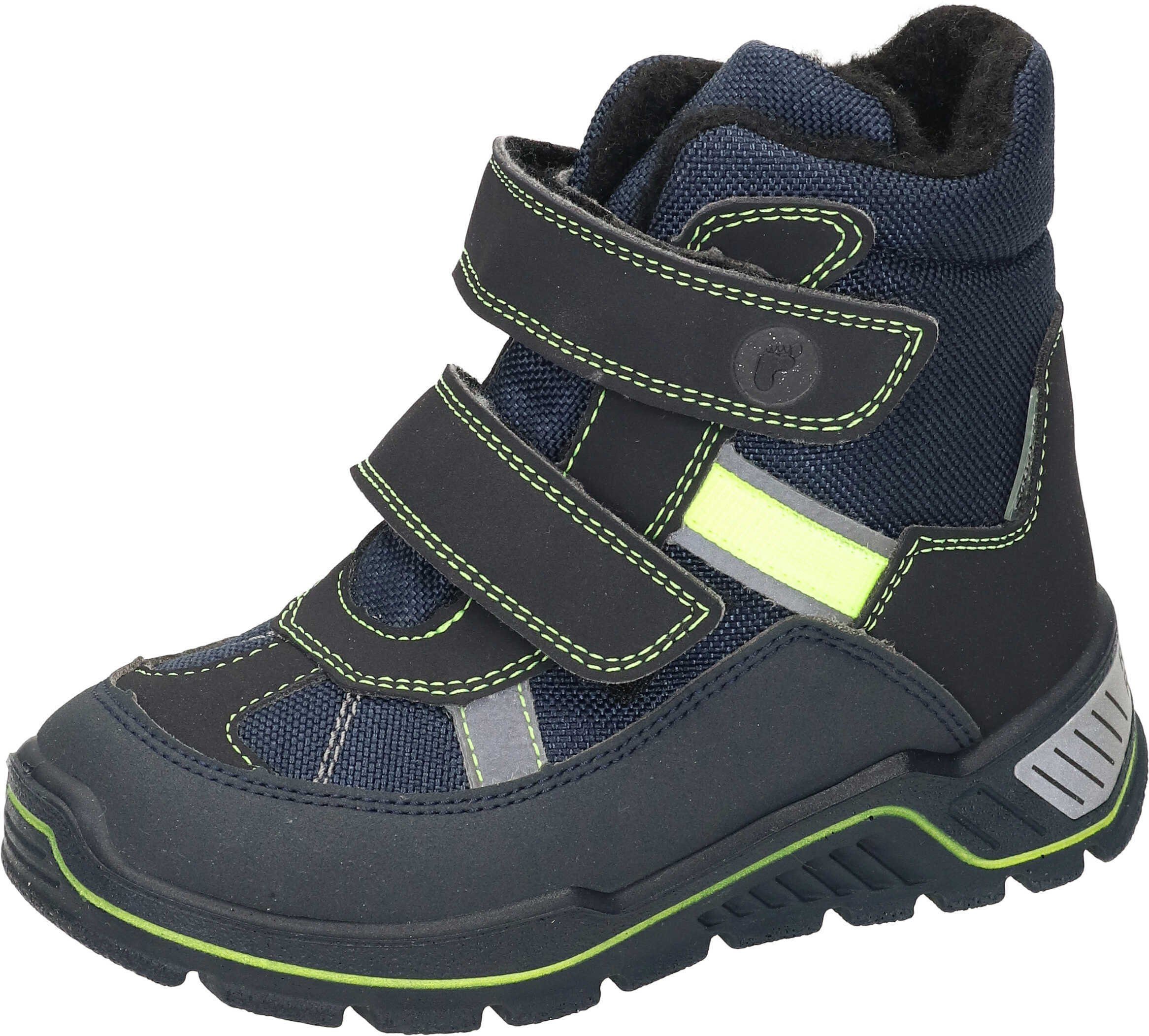 Ricosta Stiefel Winterstiefel aus Textil blau