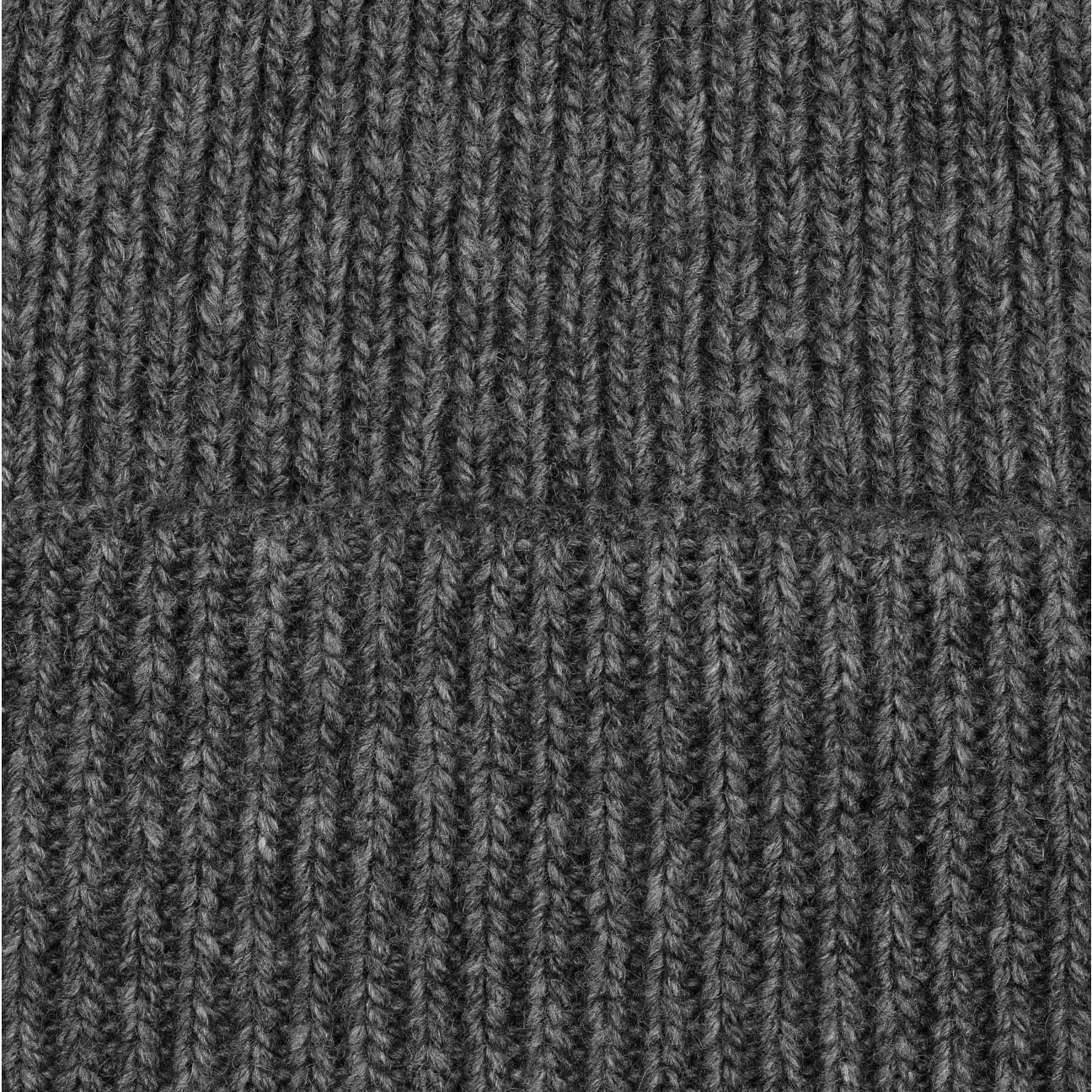 grau mit Strickmütze Beanie Roeckl Umschlag (1-St)