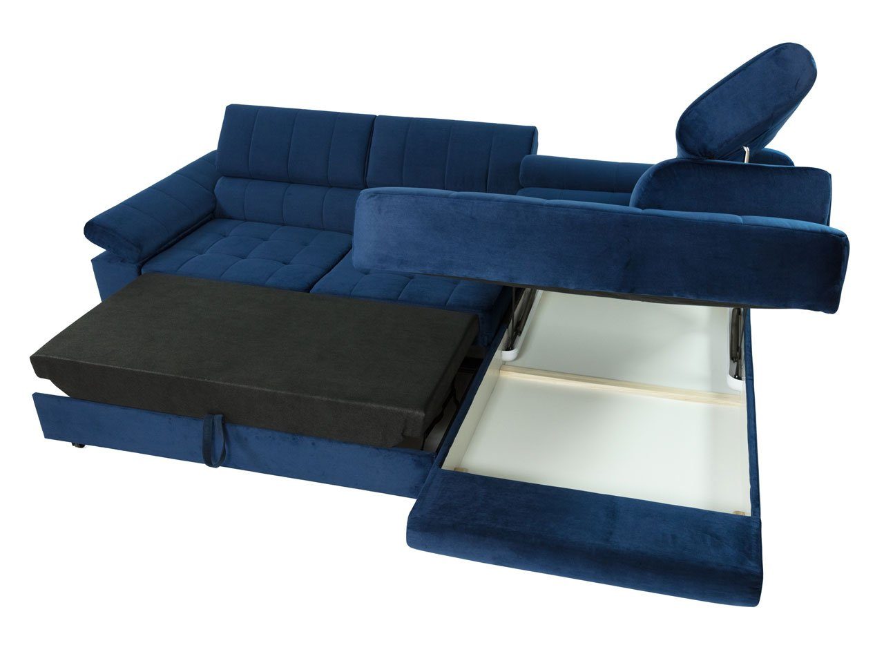 Premium, MIRJAN24 Wohnlandschaft Nord Ecksofa und Couch, Bettkasten, mit Schlaffunktion L-Form Sofa