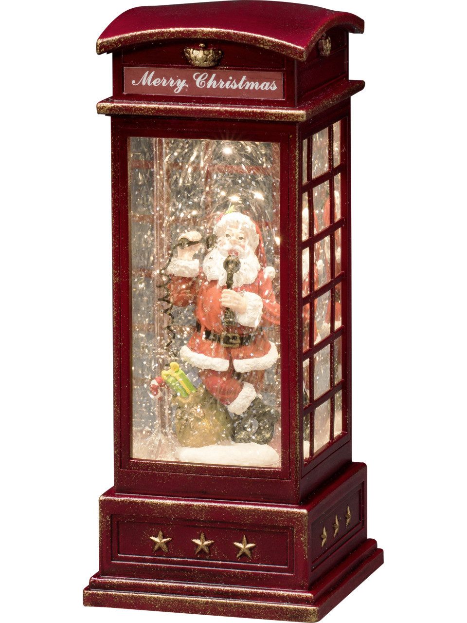 KONSTSMIDE LED-Dekofigur Konstsmide LED Telefonzelle mit Weihnachtsmann günstig online kaufen