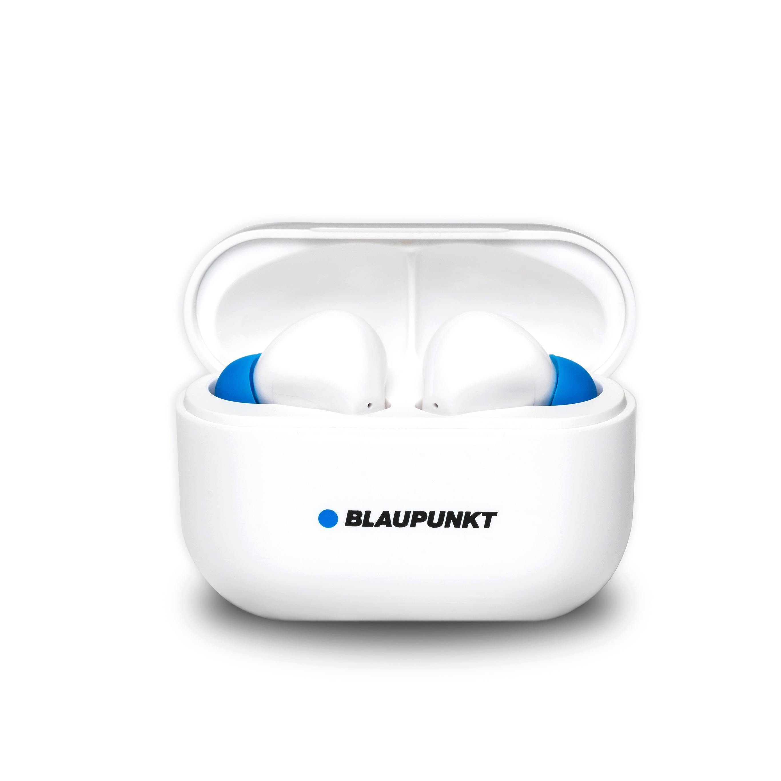 Blaupunkt TWS 20 In-Ear-Kopfhörer (Google-Assistant, Bluetooth) weiss Siri