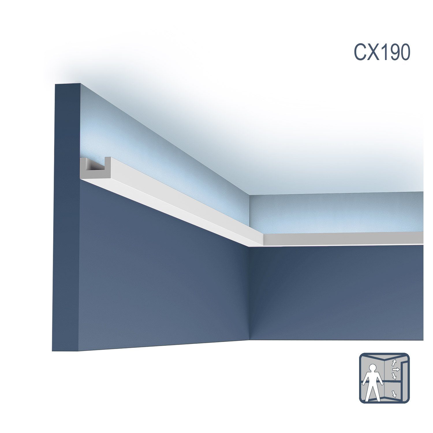 Orac Decor Deckenleiste CX190-box Eckleisten 1 günstig online kaufen