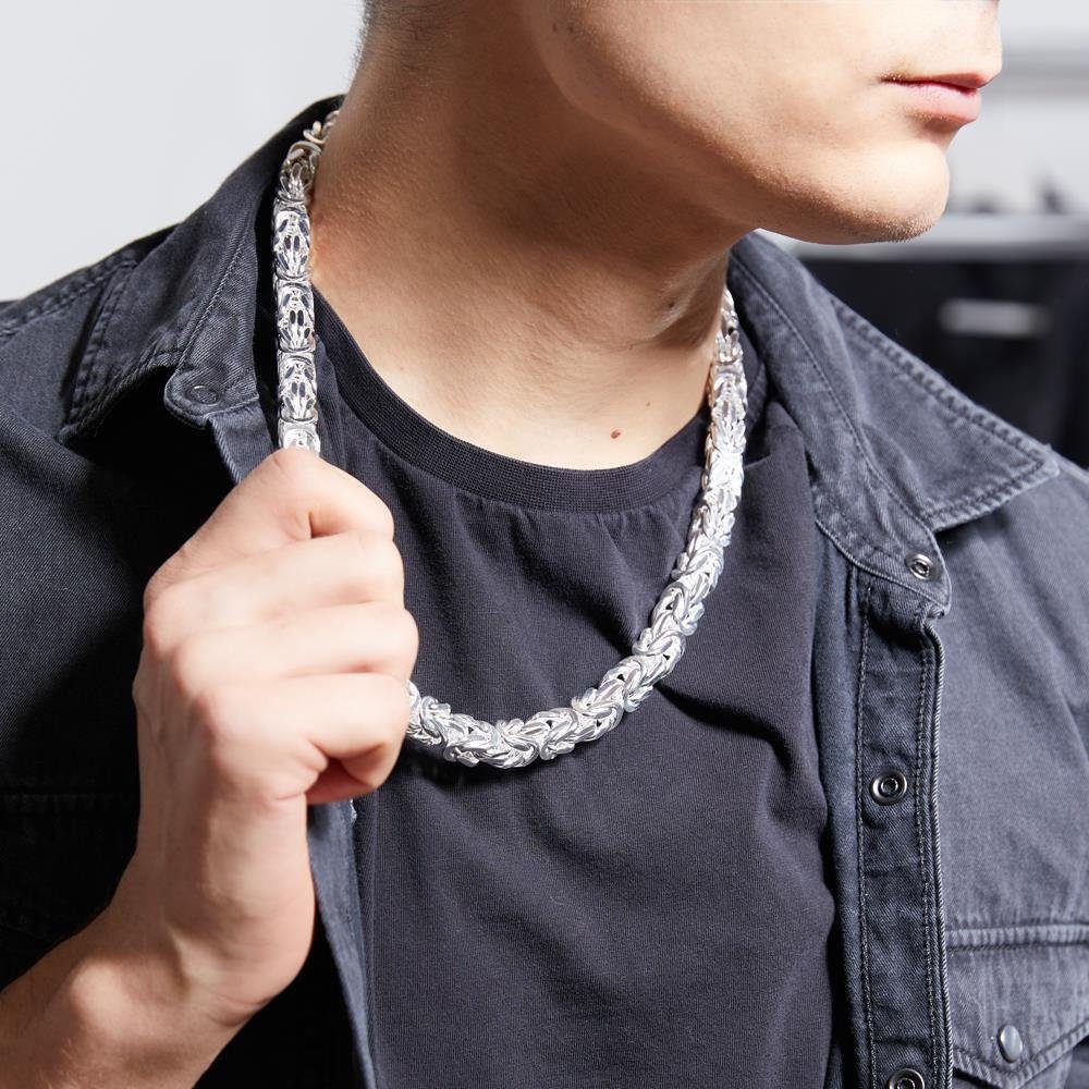 JEWLIX Königskette Maskuline Echtsilberkette mit 9 mm Stärke KK0090-F günstig online kaufen