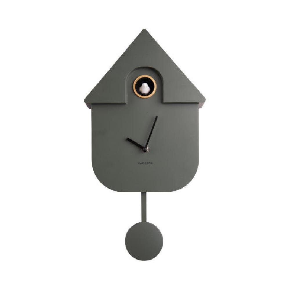 Karlsson Uhr Wanduhr Modern Cuckoo Jungle Green günstig online kaufen