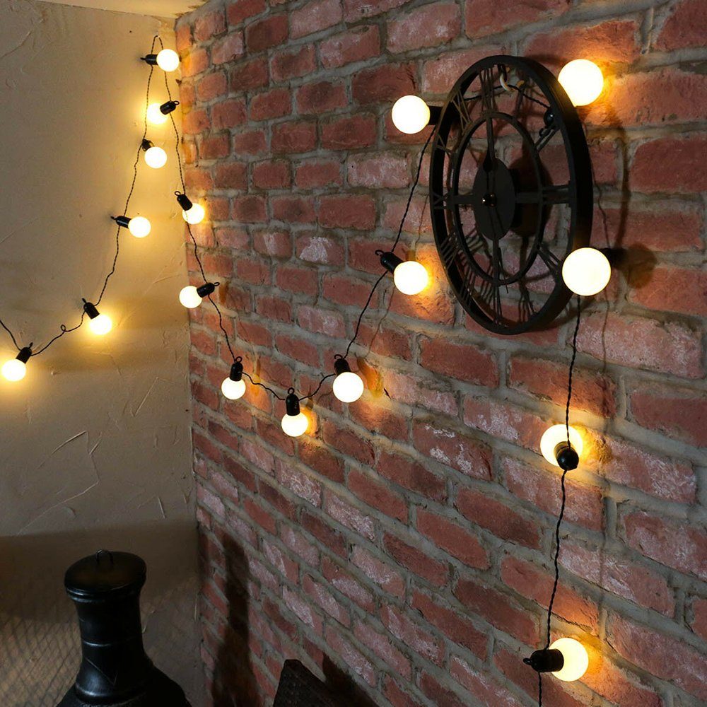 20 LED Party Lichterkette Glühbirnen 4/5m 230V für Außen Outdoor Biergarten IP65 20 LED Party Lichterkette Glühbirnen 4/5m 230V für Außen Outdoor Biergarten IP65