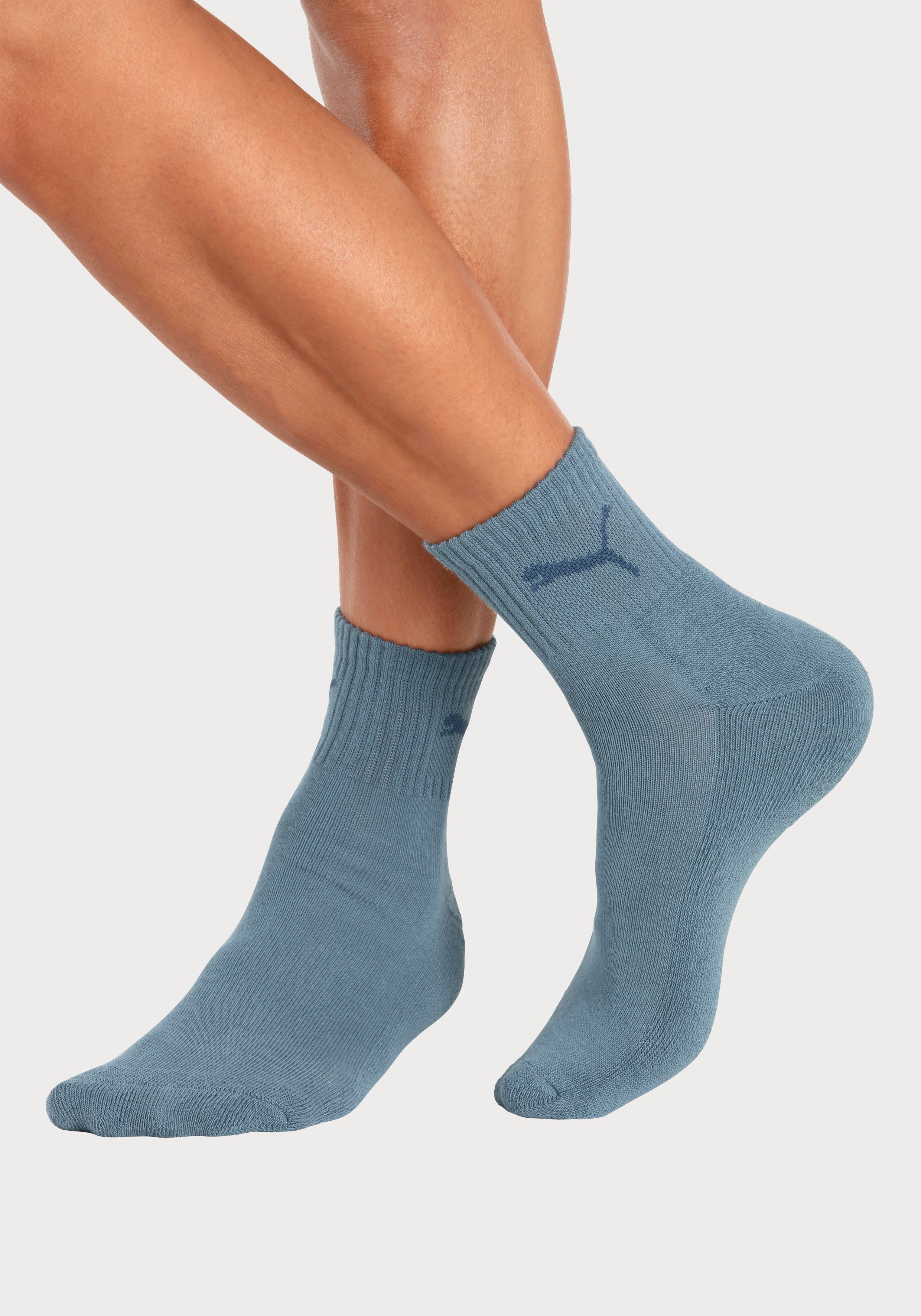 PUMA Sportsocken short crew (3-Paar) gepolsterte günstig online kaufen