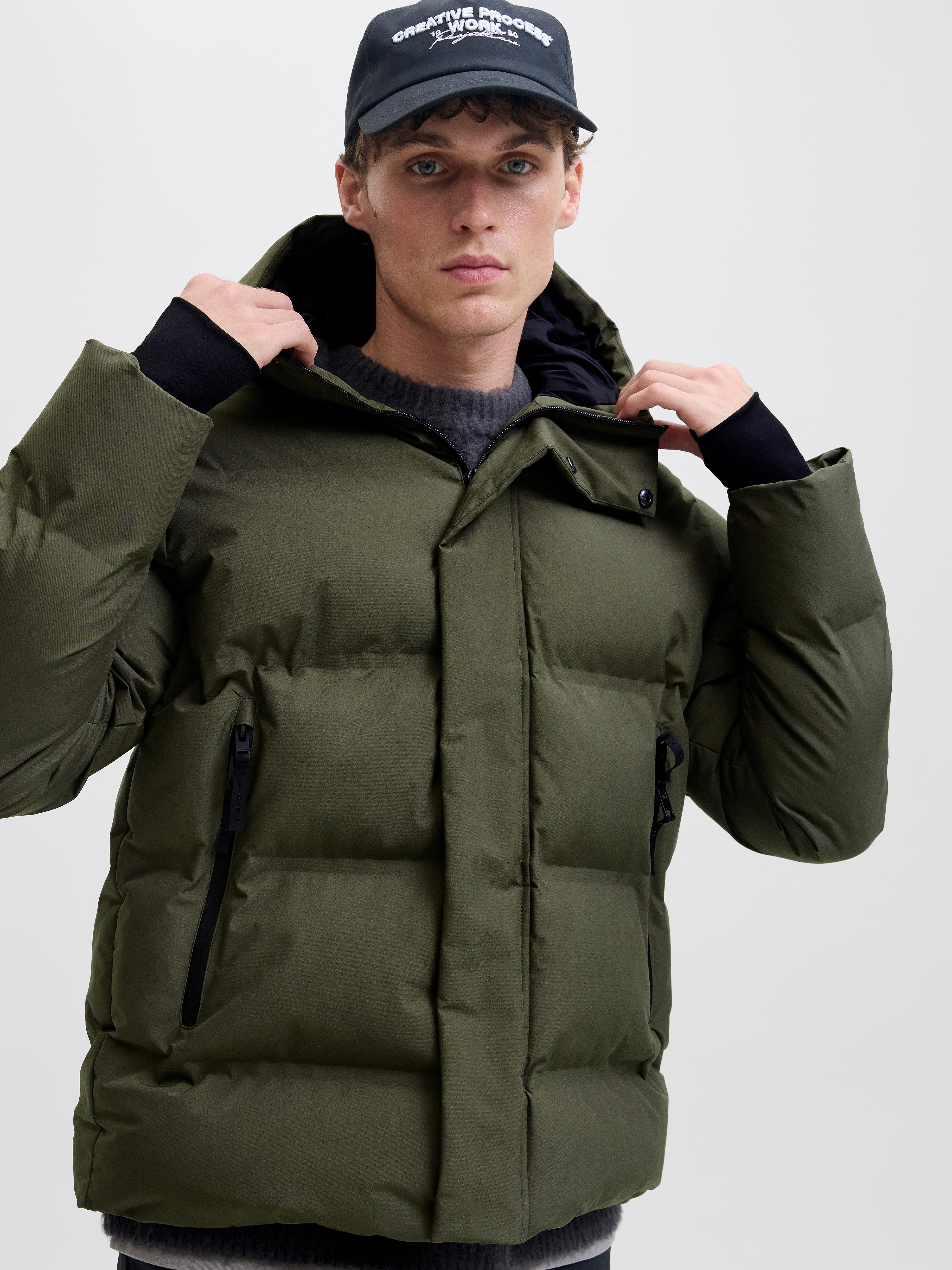 Jack & Jones Steppjacke JCOFUSION PUFFER JACKET