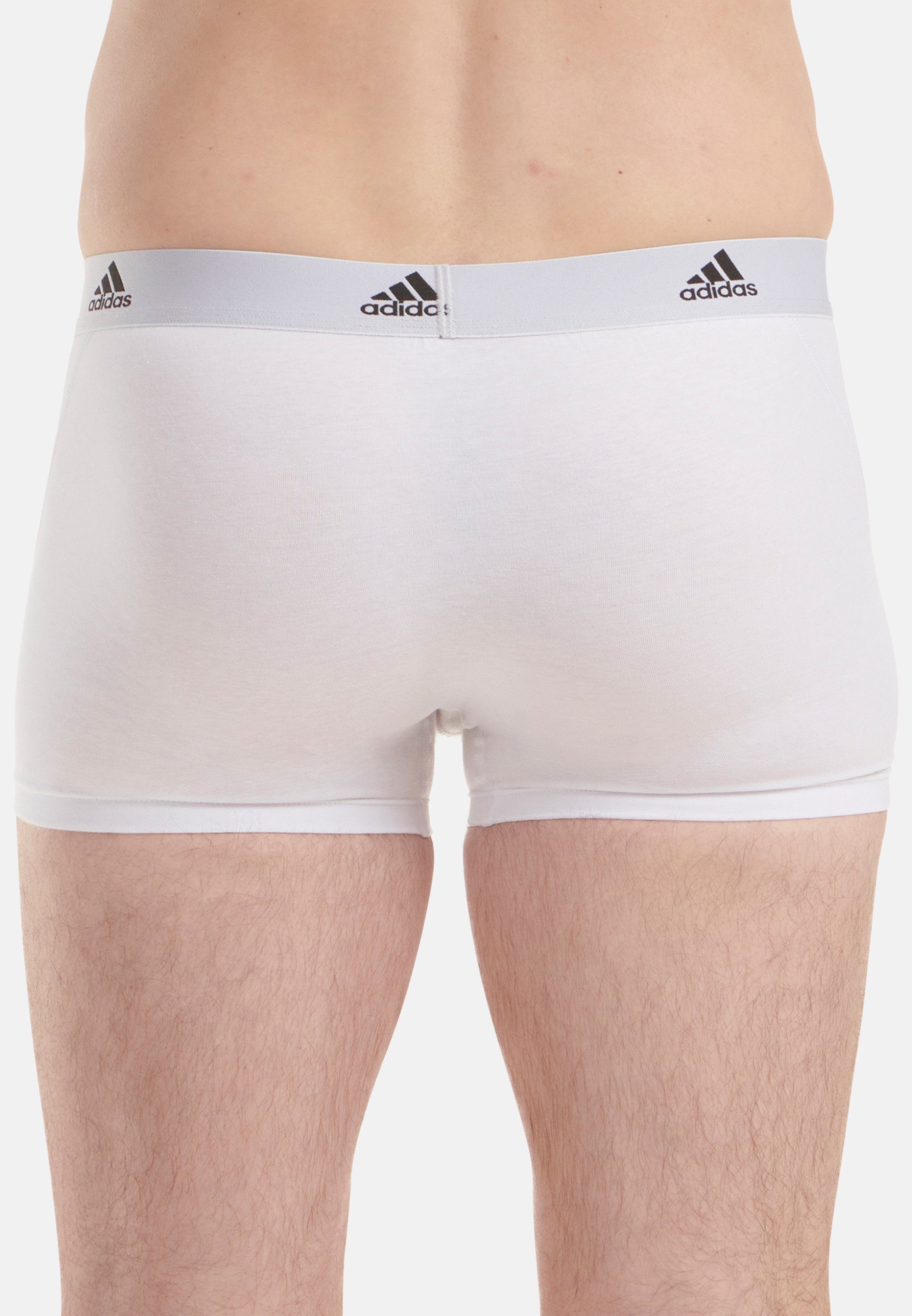 adidas Performance - - Sportswear Ohne Short Weiß adidas Boxer Retro Flex (Spar-Set, Pant / Eingriff Baumwolle 3-St) Retro Active Cotton 