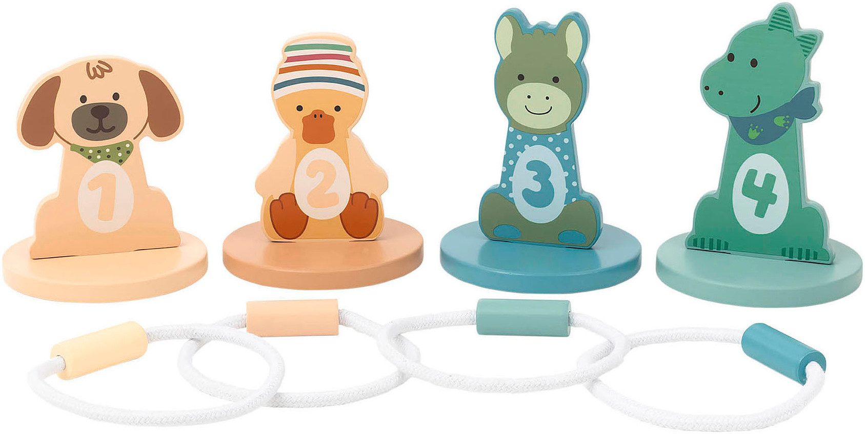 Sterntaler® Spiel Ringwurfspiel Holz, Kinderspiel, FSC® - schützt Wald - weltweit