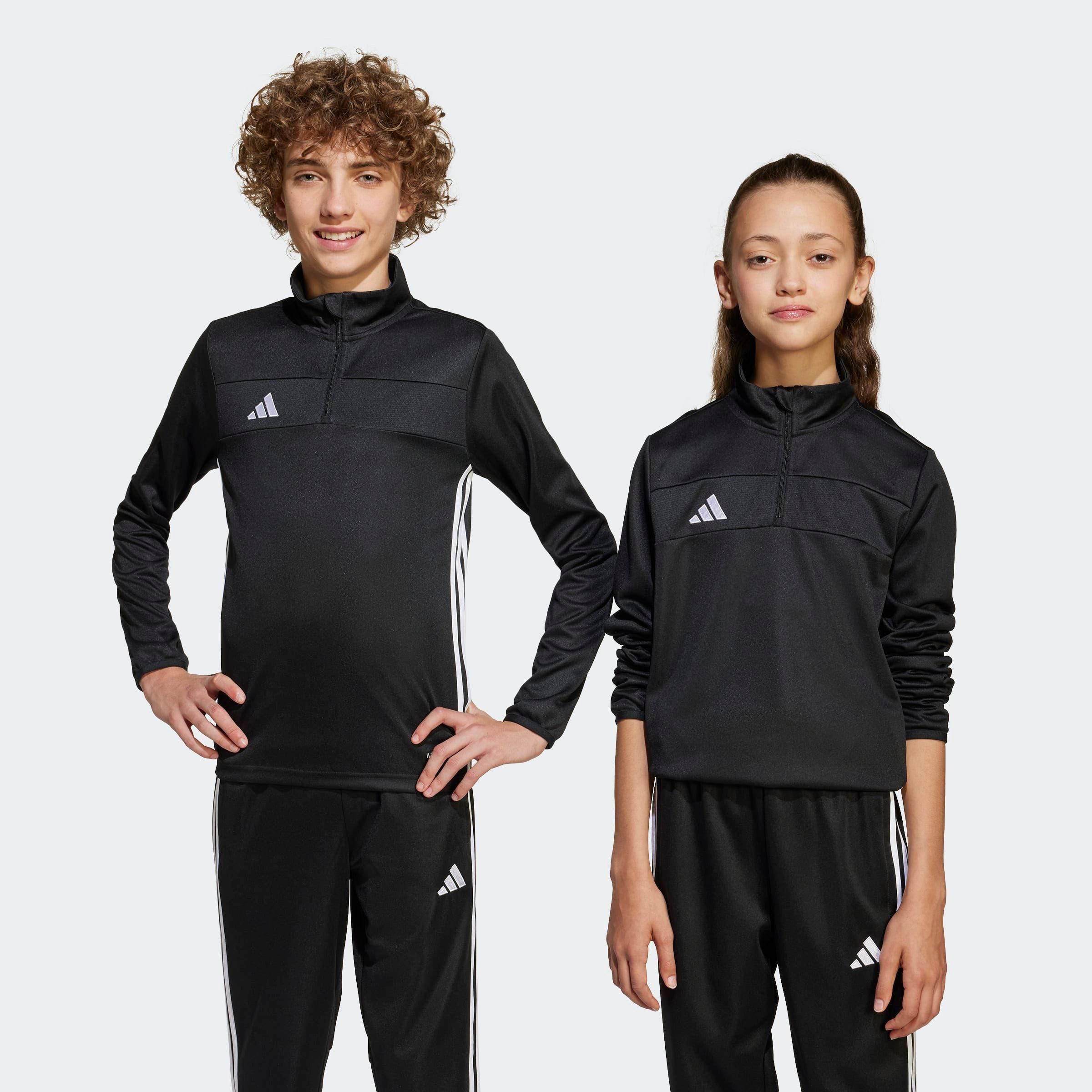 adidas Performance Trainingsshirt TIRO 25 ESSENTIALS KIDS TRAININGSOBERTEIL für Kinder, mit Reißverschluss, ohne Ausschnitt