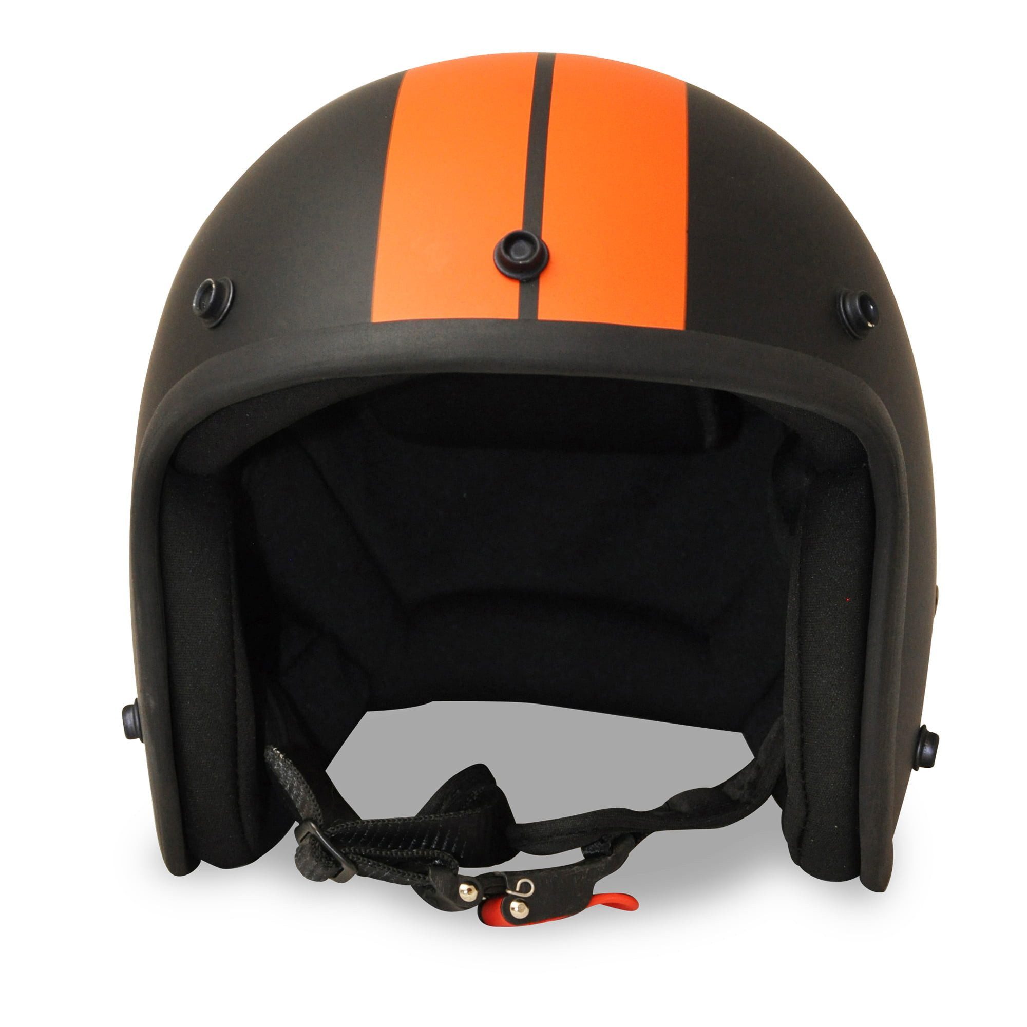 Alpha Speeds Motorradhelm ATELIER — Classic Racer, Jet-Helm • Fiberglas • Matt Schwarz, nur ca. 800 g, inkl. herausnehmbare Wangenpolster, Slim & Smart Fit
