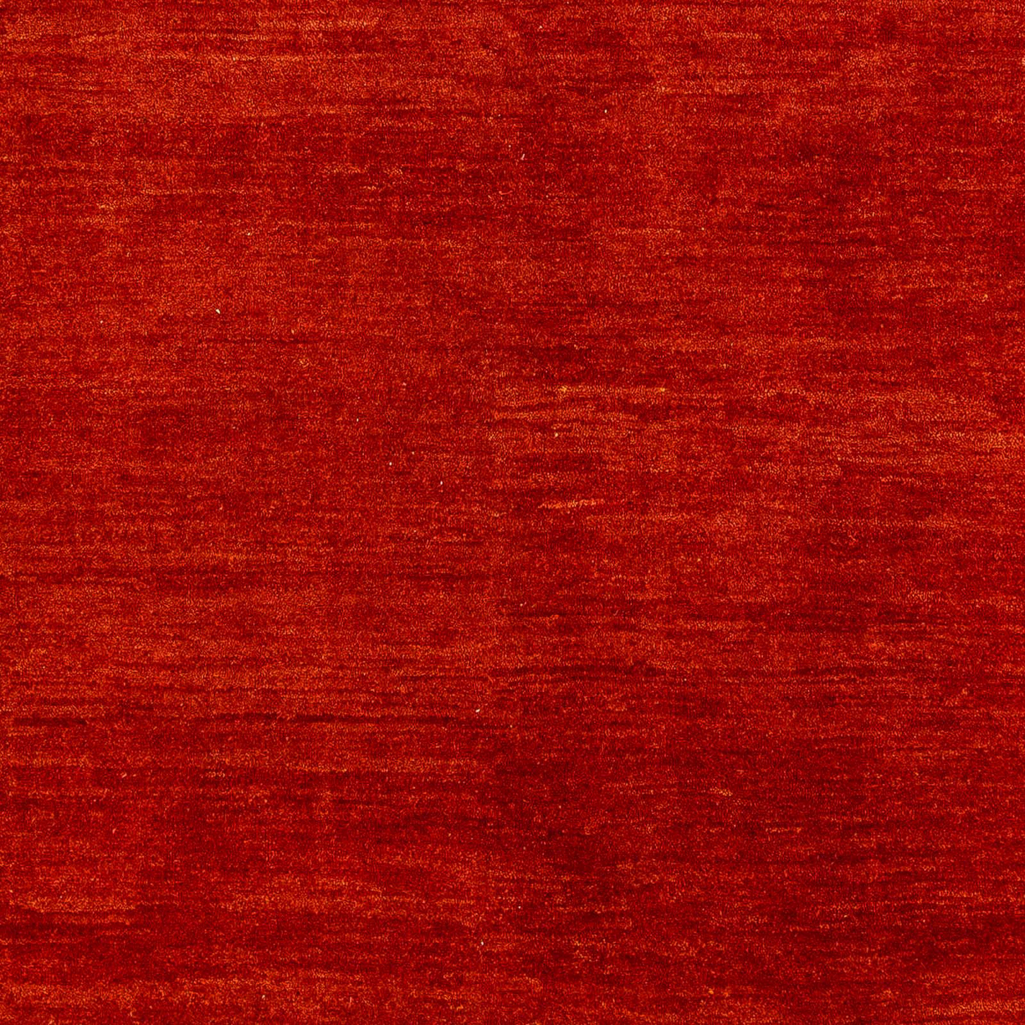 Wollteppich Gabbeh - Zertifikat 257 rot, cm Einzelstück mm, morgenland, Höhe: rechteckig, mit - Perser Handgeknüpft, 18 Wohnzimmer, x 350 