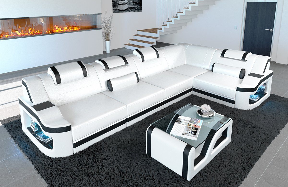Sofa Dreams Ecksofa Ledersofa Padua L günstig online kaufen