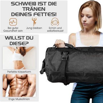 KOMFOTTEU Gewichtssack Trainingssandsack, inkl. 6 x 4,5 kg Sandsack 6 Gummigriffe und Oxford-Tasche