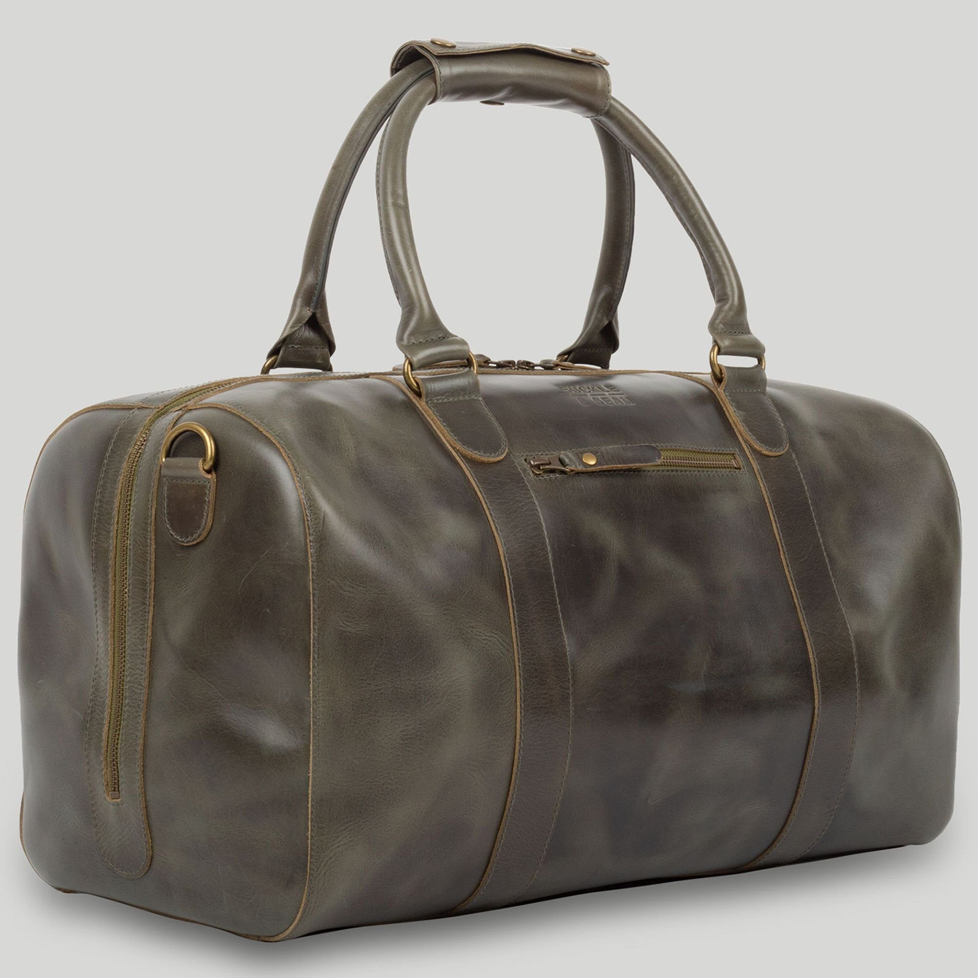 Buckle & Seam Weekender olive Willow, Leder