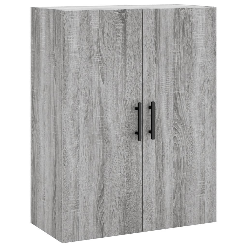 vidaXL Hängeschrank Wandschrank Grau Sonoma 69,5x34x90 günstig online kaufen