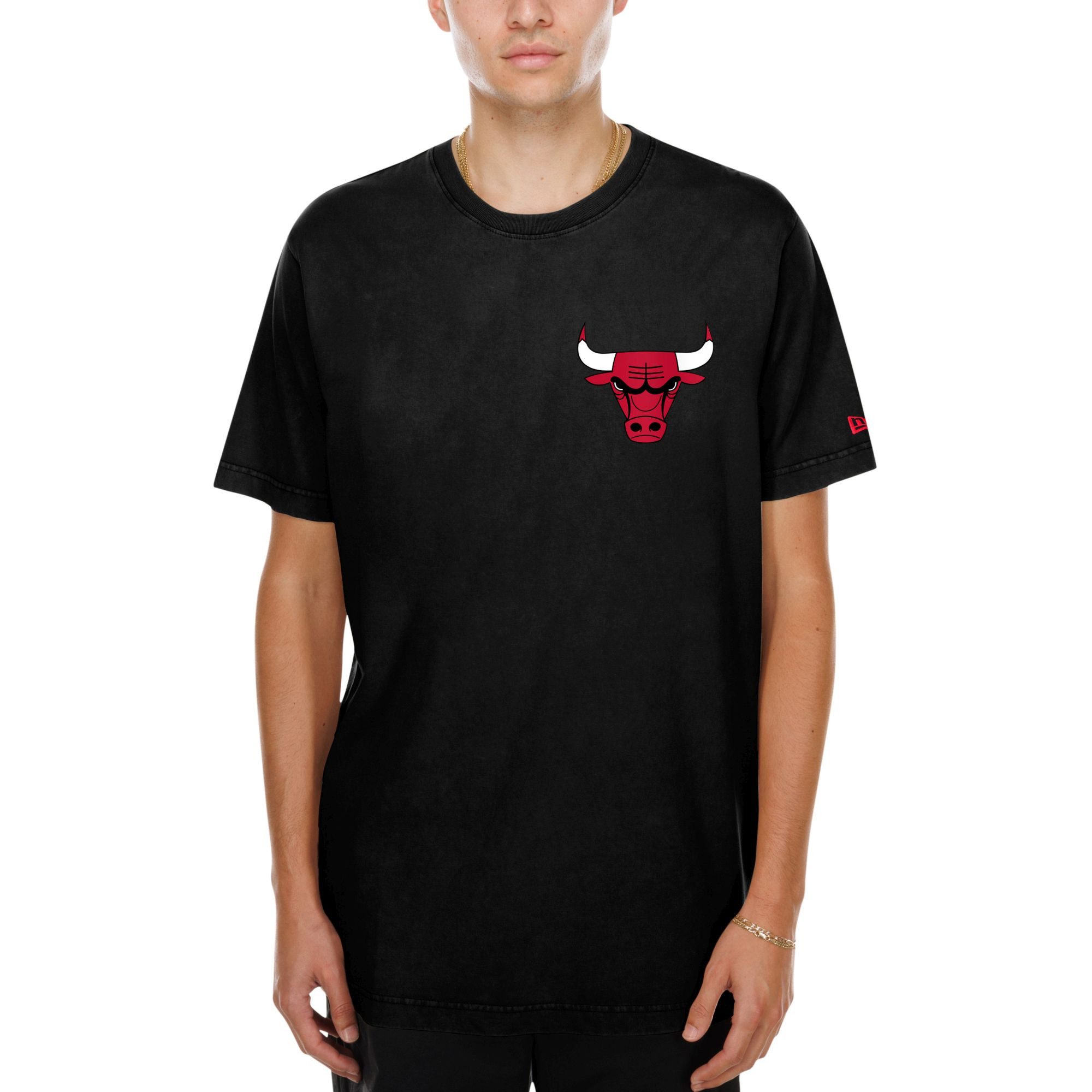 New Era Print-Shirt Oversized BACKPRINT Chicago Bulls