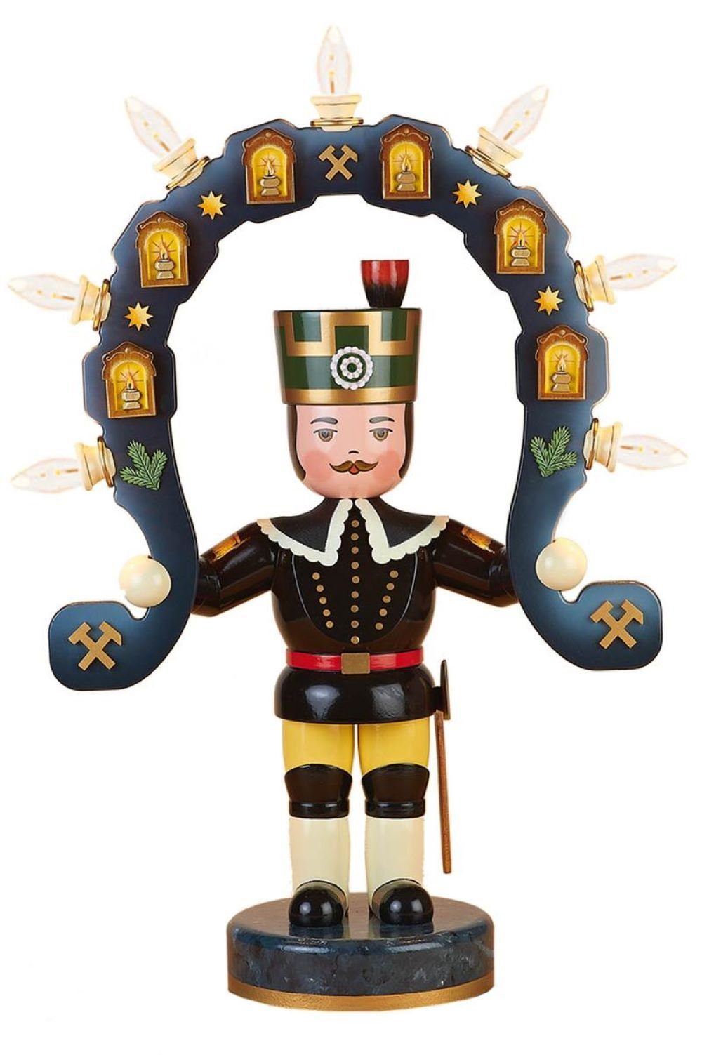 Original Hubrig (Hubrig Volkskunst GmbH) Dekofigur Lichterbergmann - 53 cm günstig online kaufen