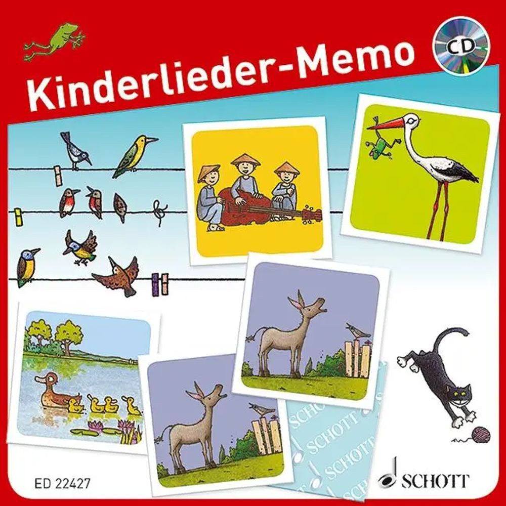 Schott Verlag Spiel Kinderlieder-Memo