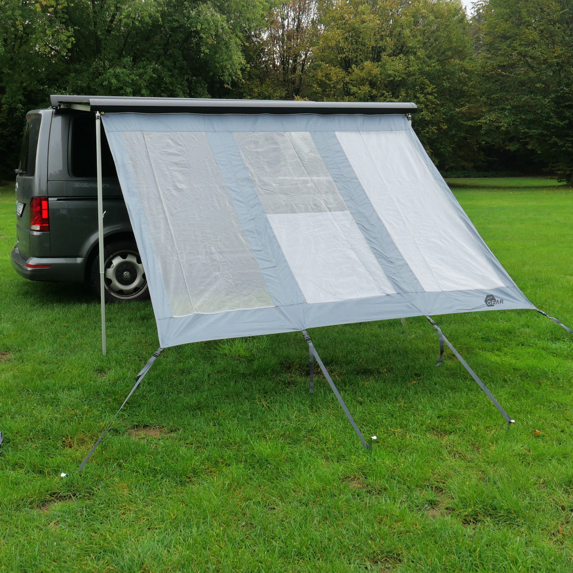 yourGEAR Vorzelt your GEAR Panorama Wall 2,4 x 2 m Vorderwand Sonne Wind Regen Schutz, Personen: 0 – Bild 3 von 5