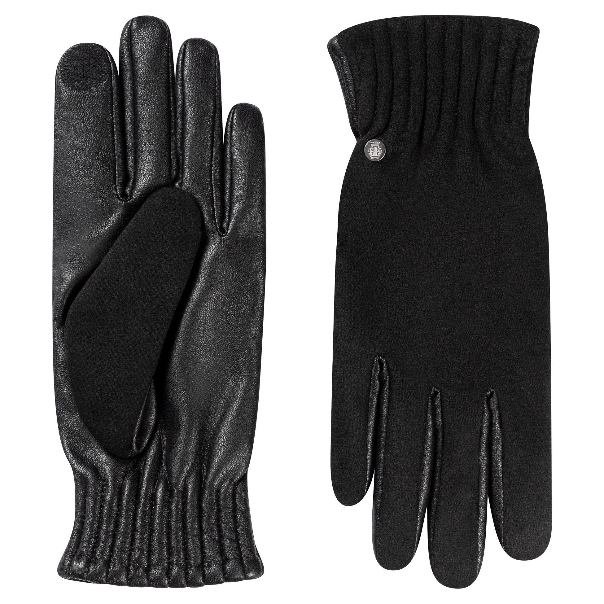 Roeckl Lederhandschuhe NASHVILLE Vegane Fingerhandschuhe mit Touch Funktion
