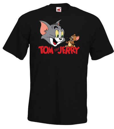 Youth Designz T-Shirt »Tom Maus Katze Jerry Herren T-Shirt« mit modischem Frontprint