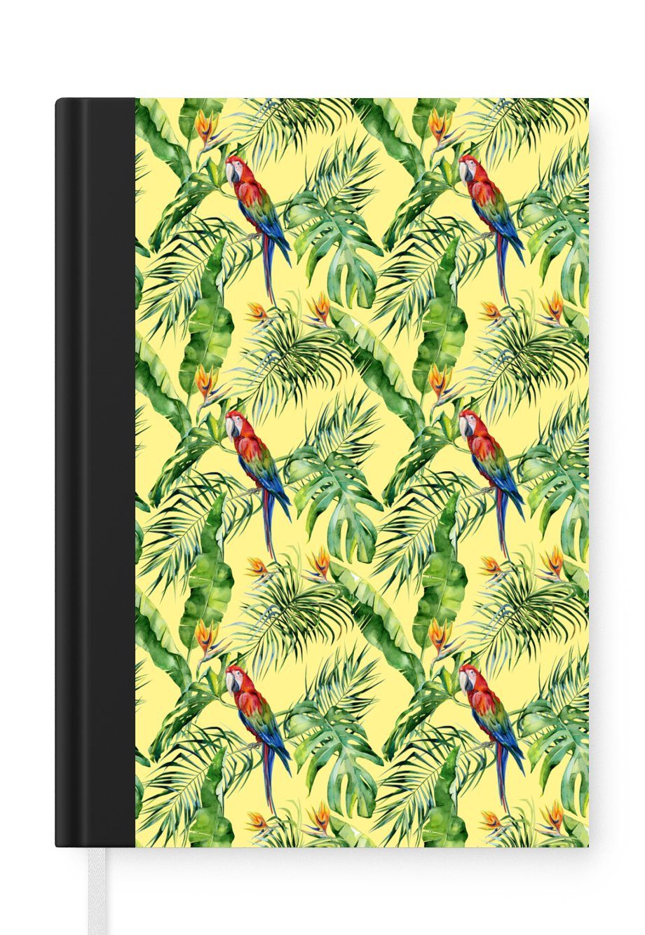 MuchoWow Notizbuch Paradiesvogelblume - Blumen, Journal, Merkzettel, Tagebuch, Notizheft, A5, 98 Seiten, Haushaltsbuch