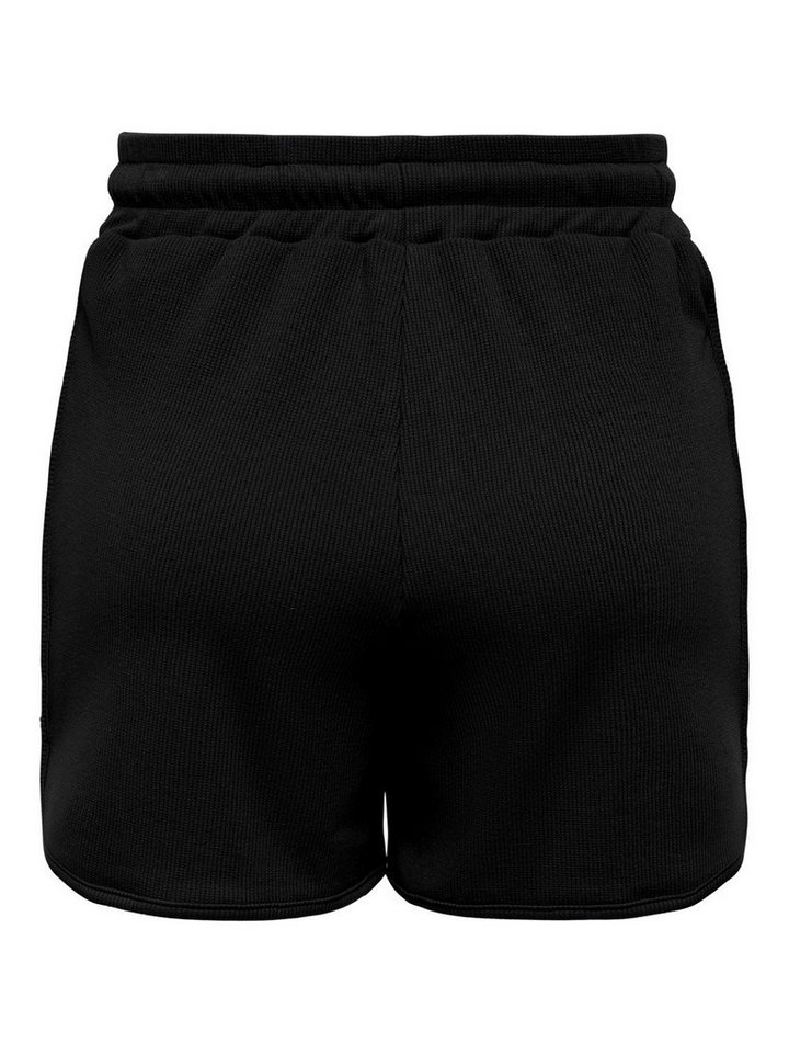 JACQUELINE de YONG Shorts Kurze Basic Stoff Hose Sweat Shorts JDYSHINE 4241  in Schwarz