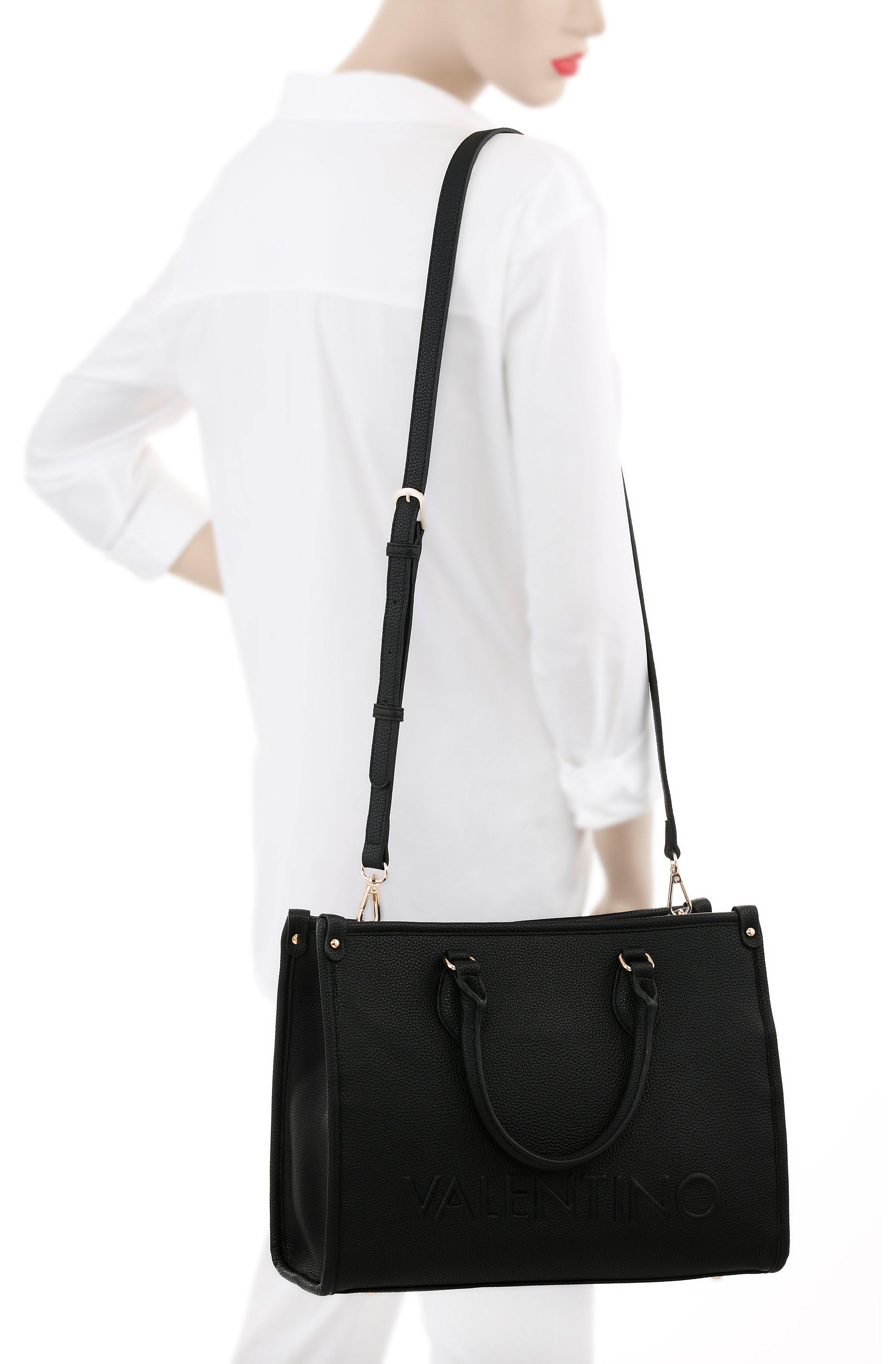 VALENTINO BAGS Shopper SHOPPING RISED RE, Schultertasche Umhängetasche Hand günstig online kaufen