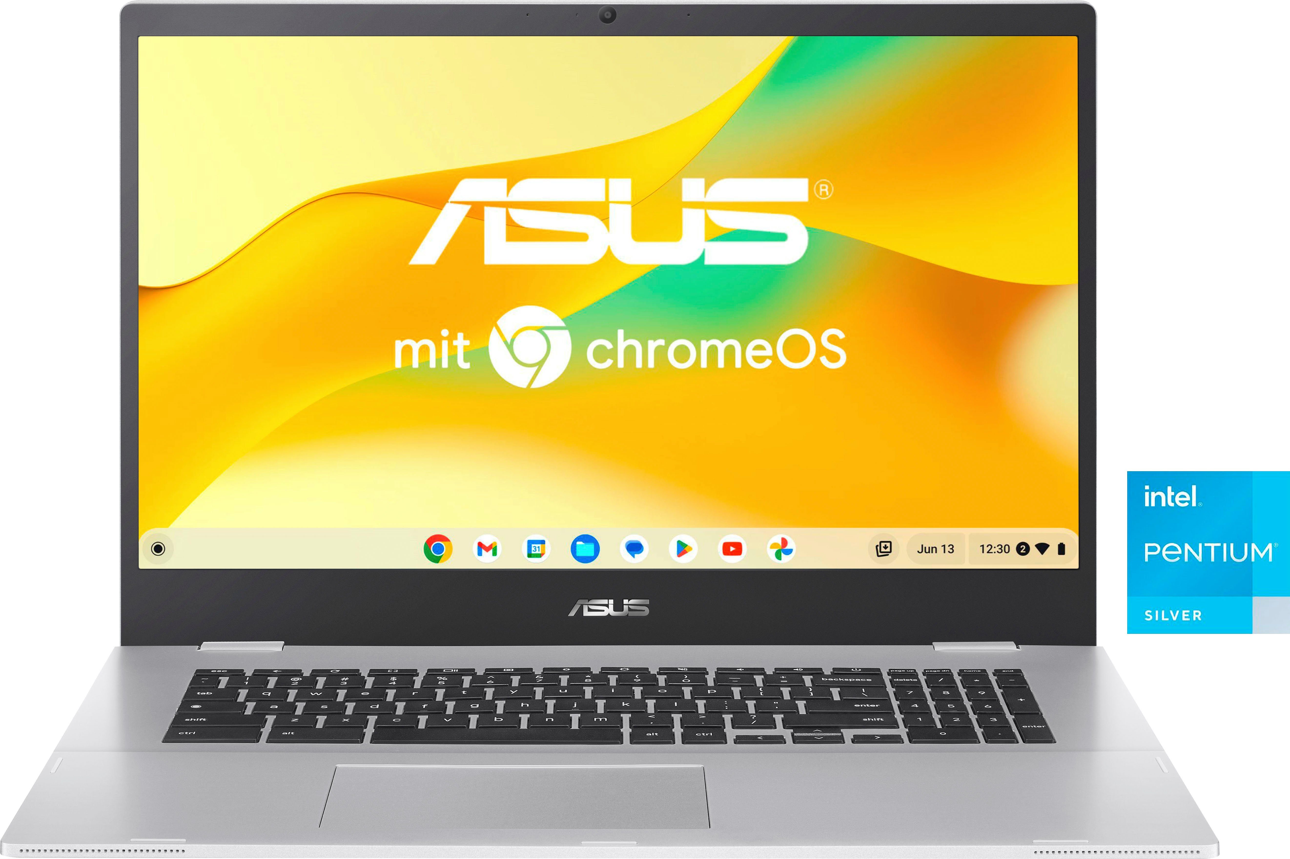 Asus Zoll, UHD Chromebook CX1 N6000, CX1500CKA-EJ0161 (39,6 Pentium cm/15,6 Graphics) Intel Silber