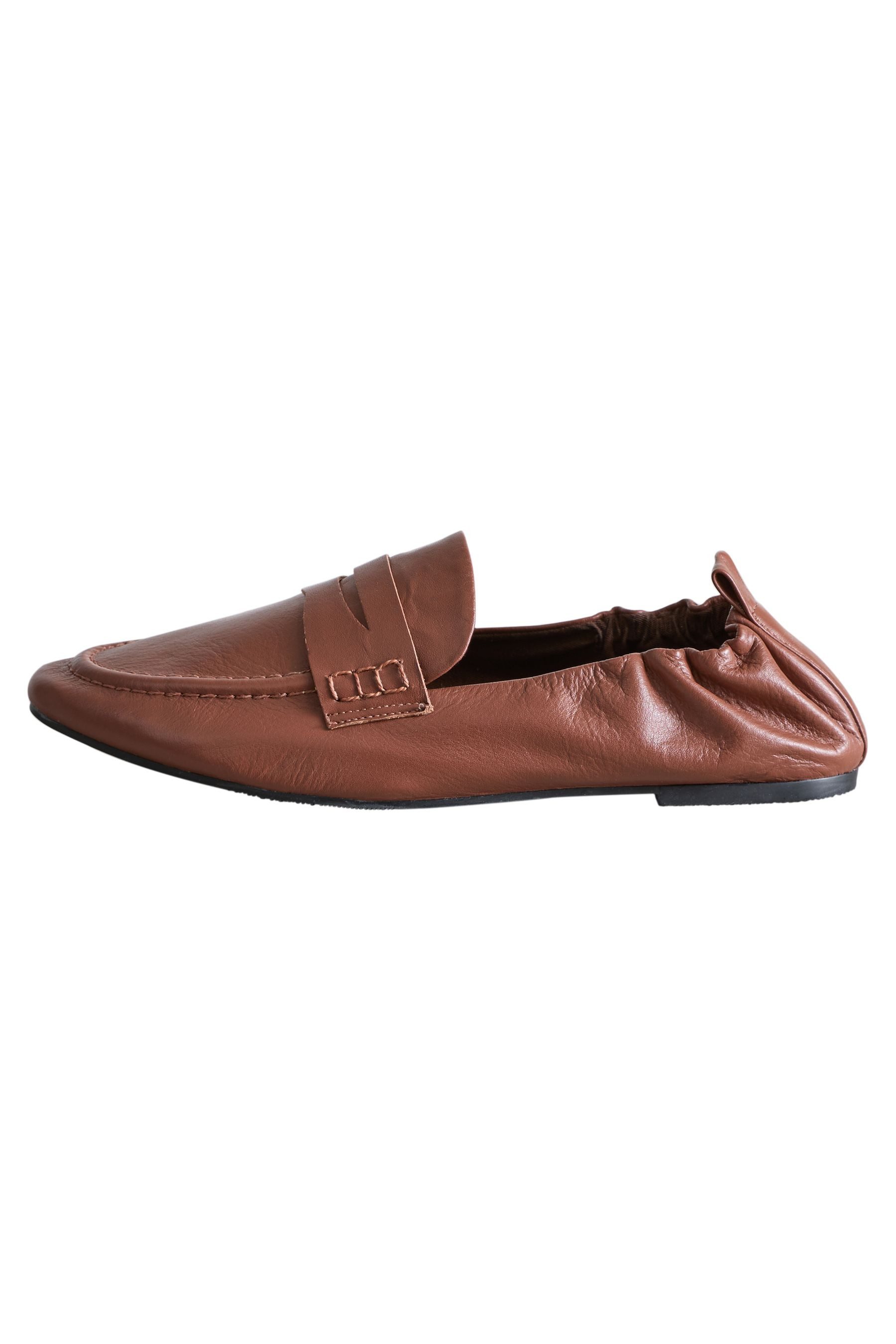 Next Signature runde Loafer aus Premium-Leder günstig online kaufen