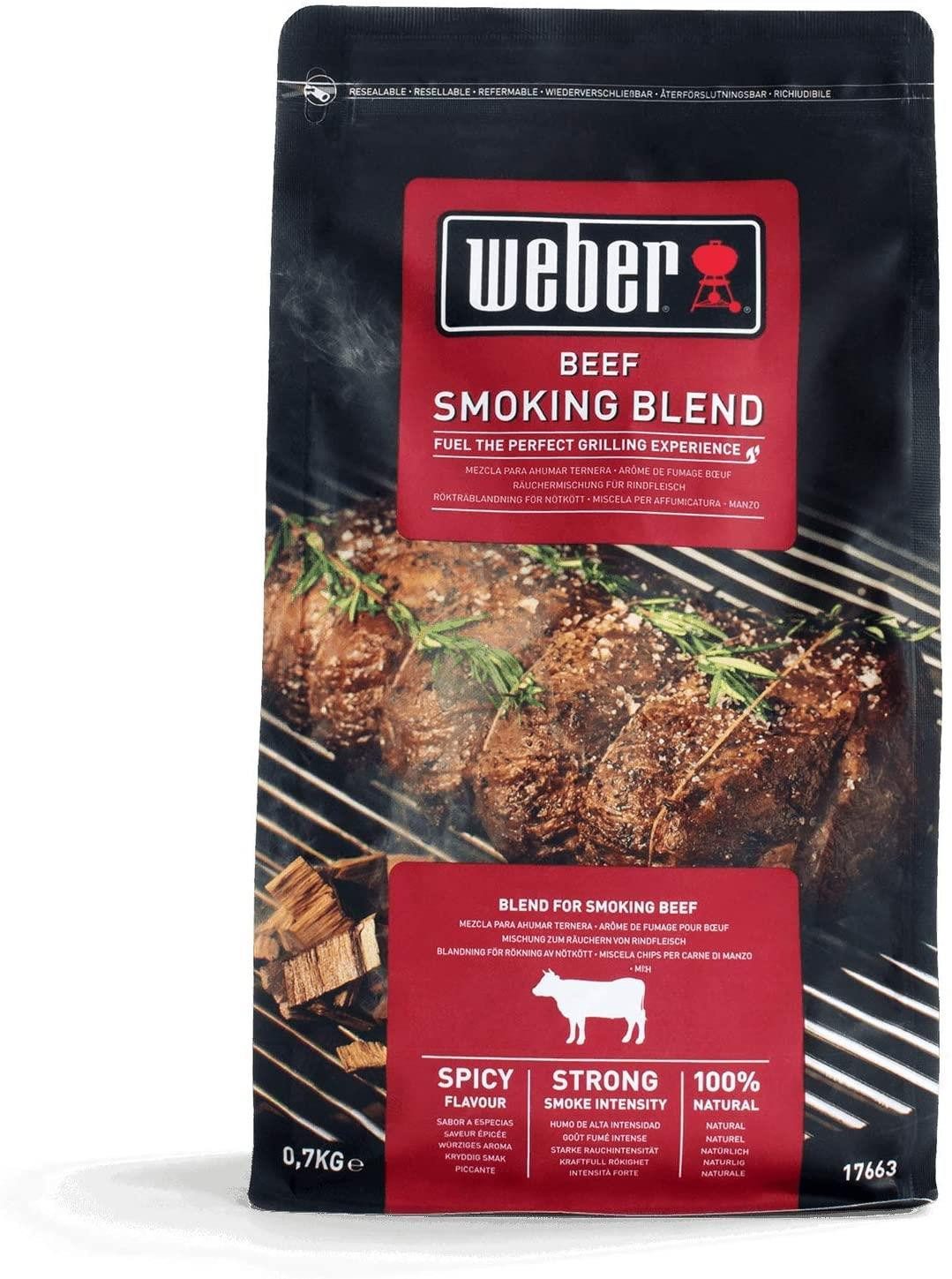 Weber Ersatzscherkopf Weber Räucherchips Beef, 700g