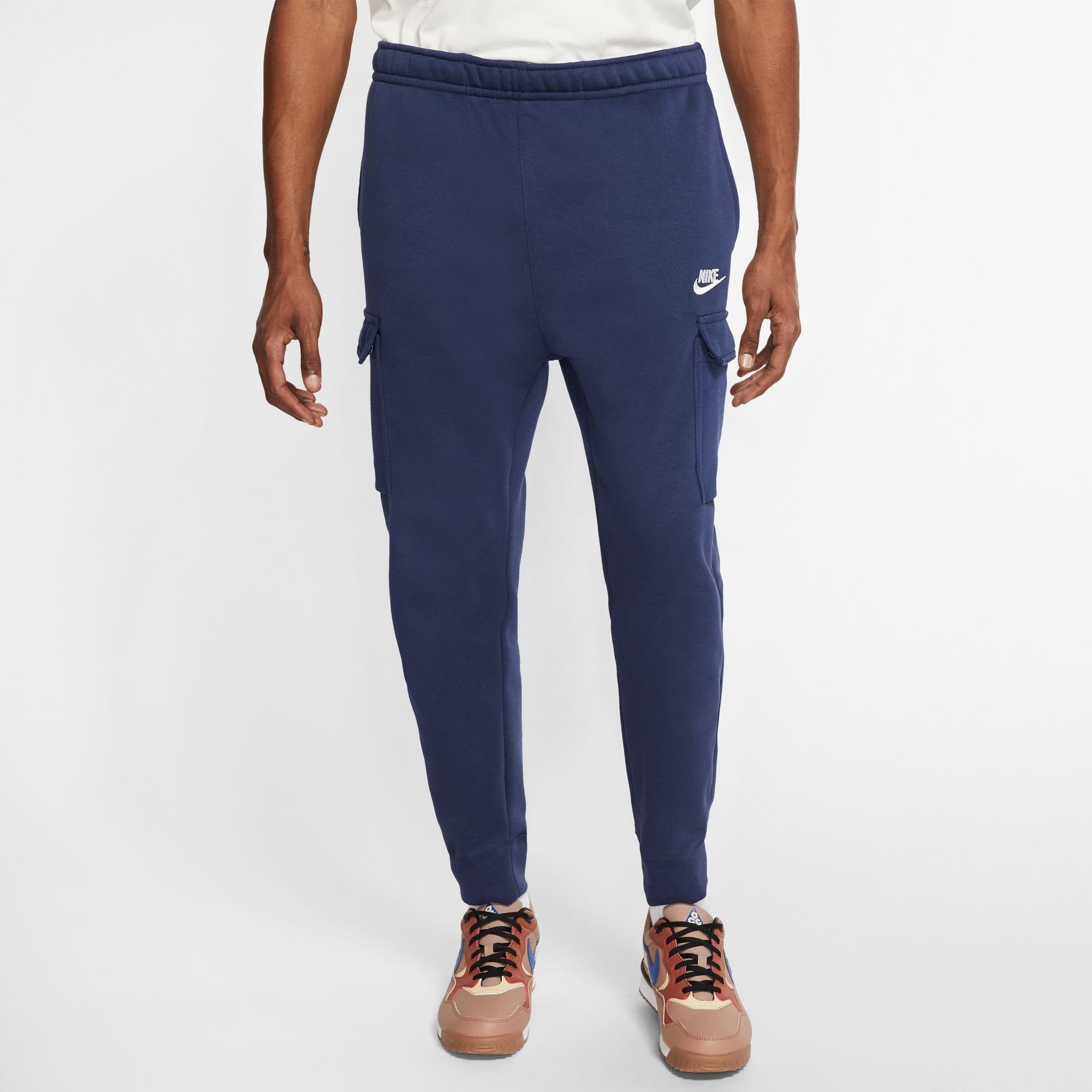 Jogginghose Sportswear FLEECE Nike marine MEN'S CARGO PANTS CLUB