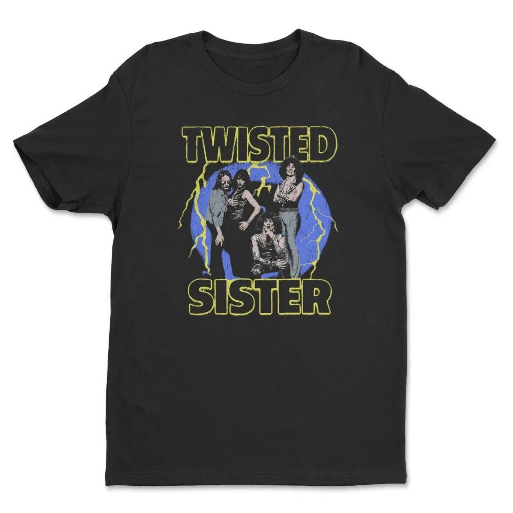 Twisted Sister T-Shirt Vintage Lightning T-Shirt